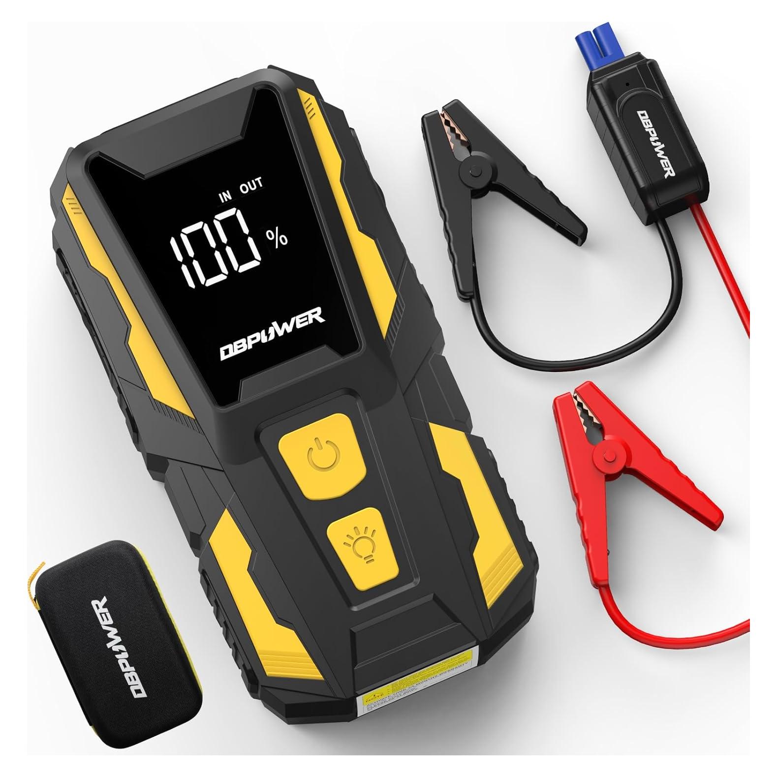 Arrancador de Batería DBPOWER Z07 5000A 74Wh 12V con Linterna LED