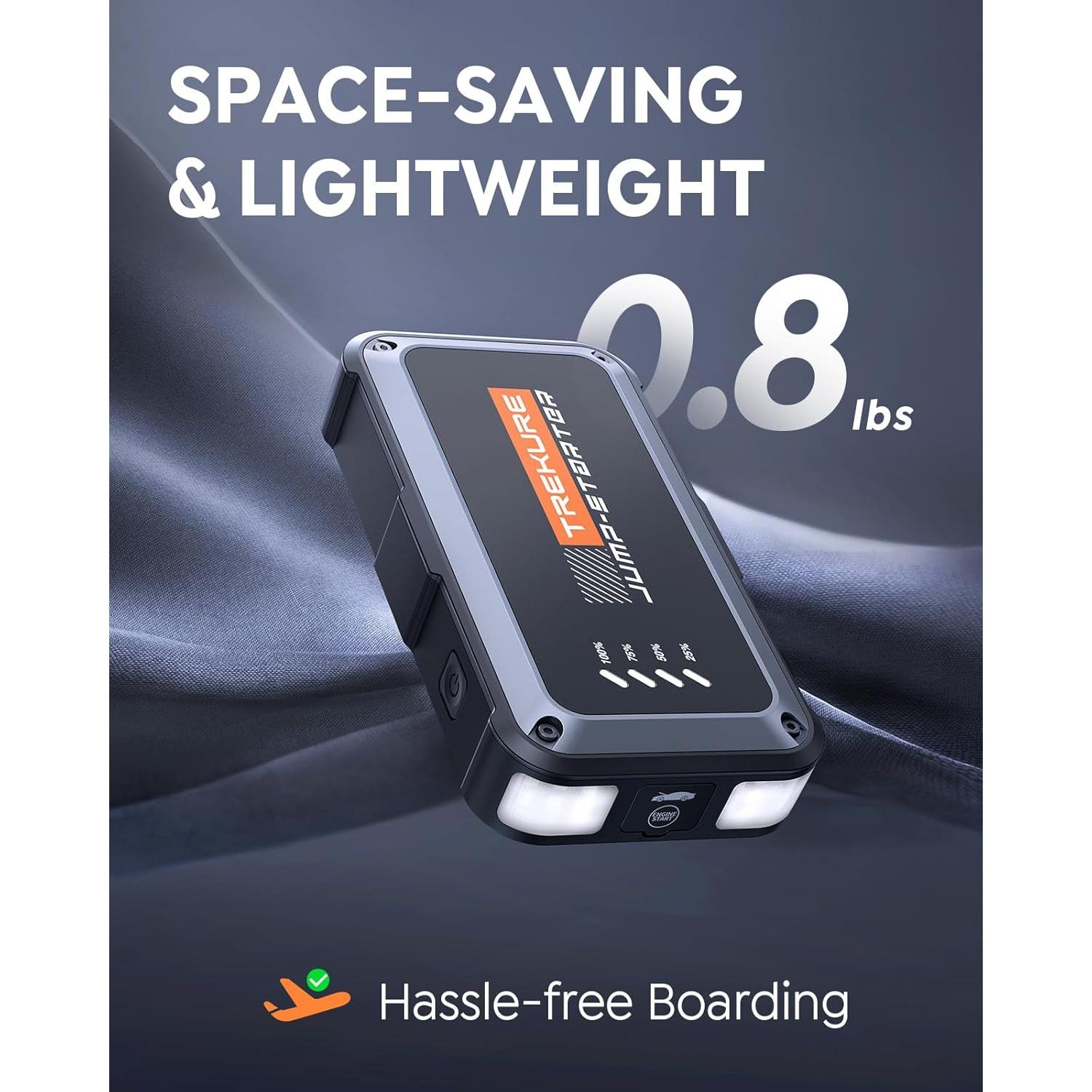 Arrancador de Batería Portátil TREKURE TK10 3500A 16800mAh