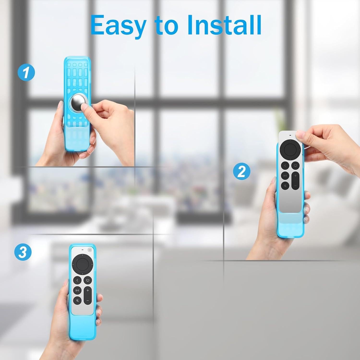 Funda Protectora Fintie 2-en-1 para Control Remoto Siri Apple TV 2021 2022