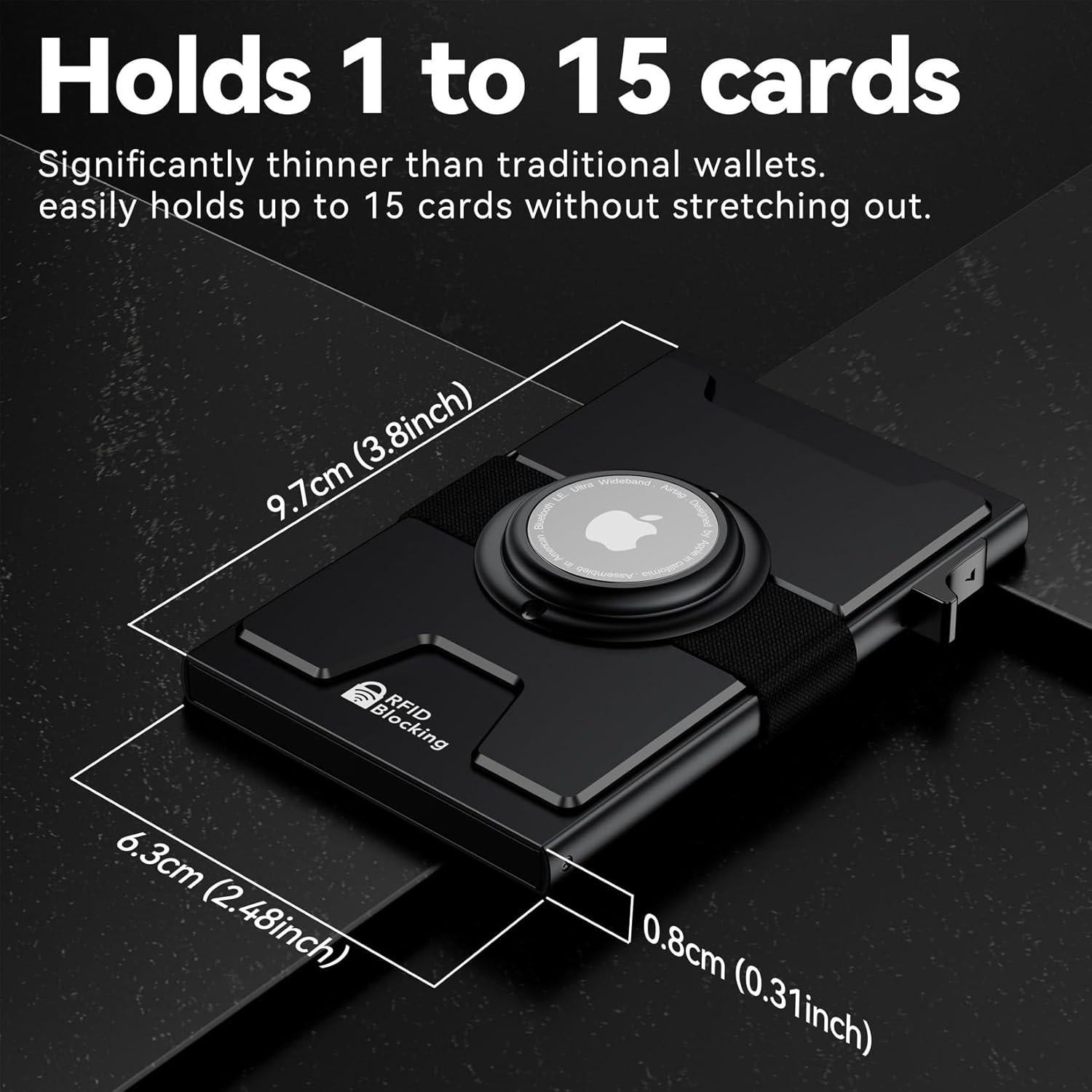 Cartera Smart Airtag Furid para Hombres - Minimalista y Delgada