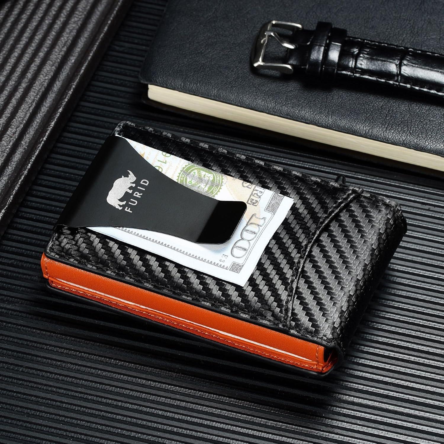 Cartera Furid Airtag para Hombres - Delgada y Minimalista