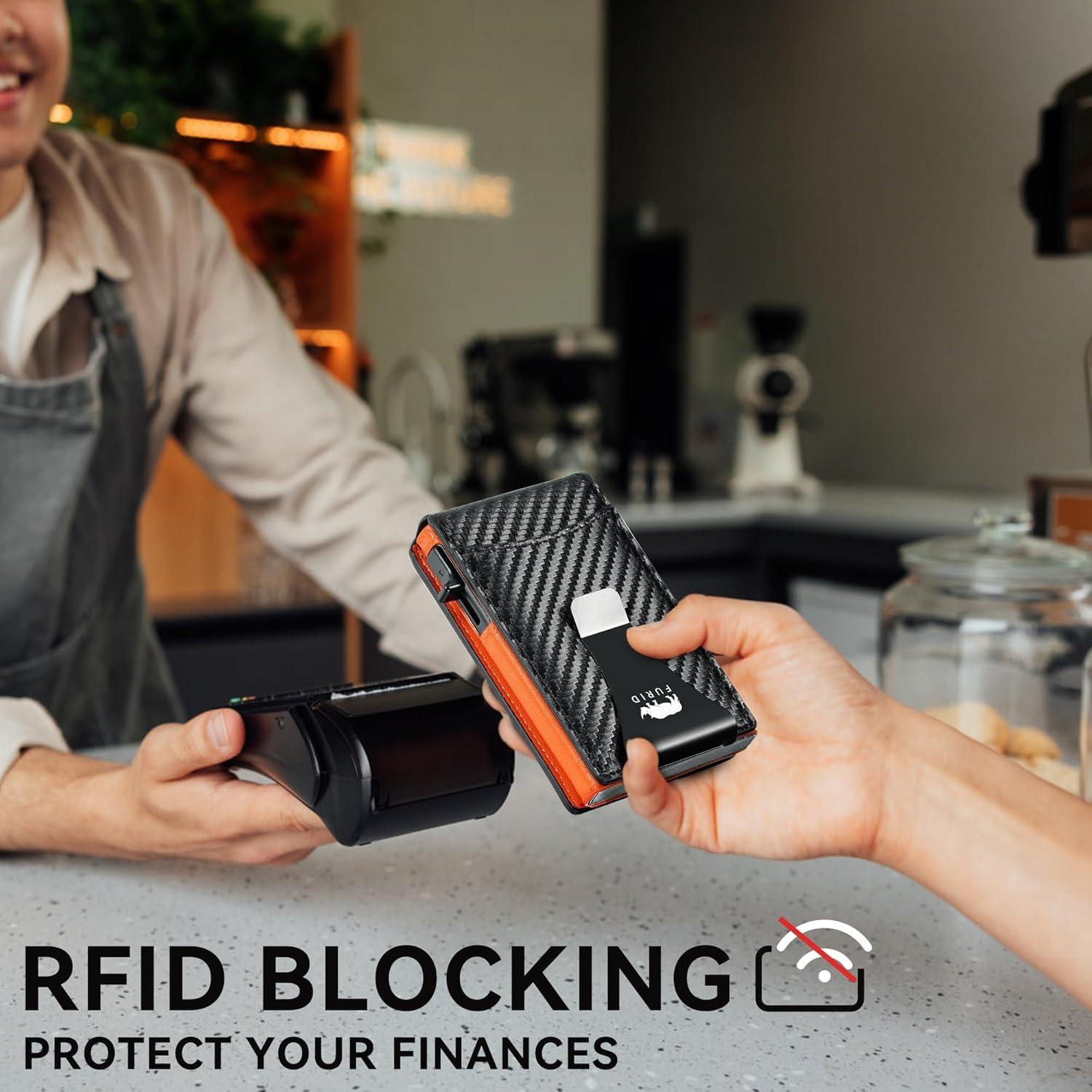 Cartera Furid Airtag para Hombres - Delgada y Minimalista