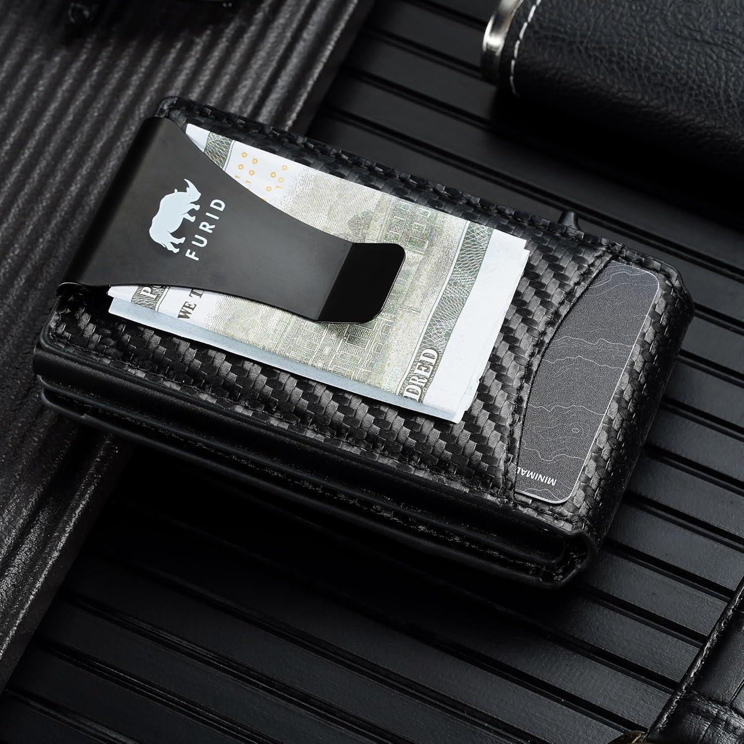 Cartera Airtag Furid para Hombres - Delgada y Minimalista