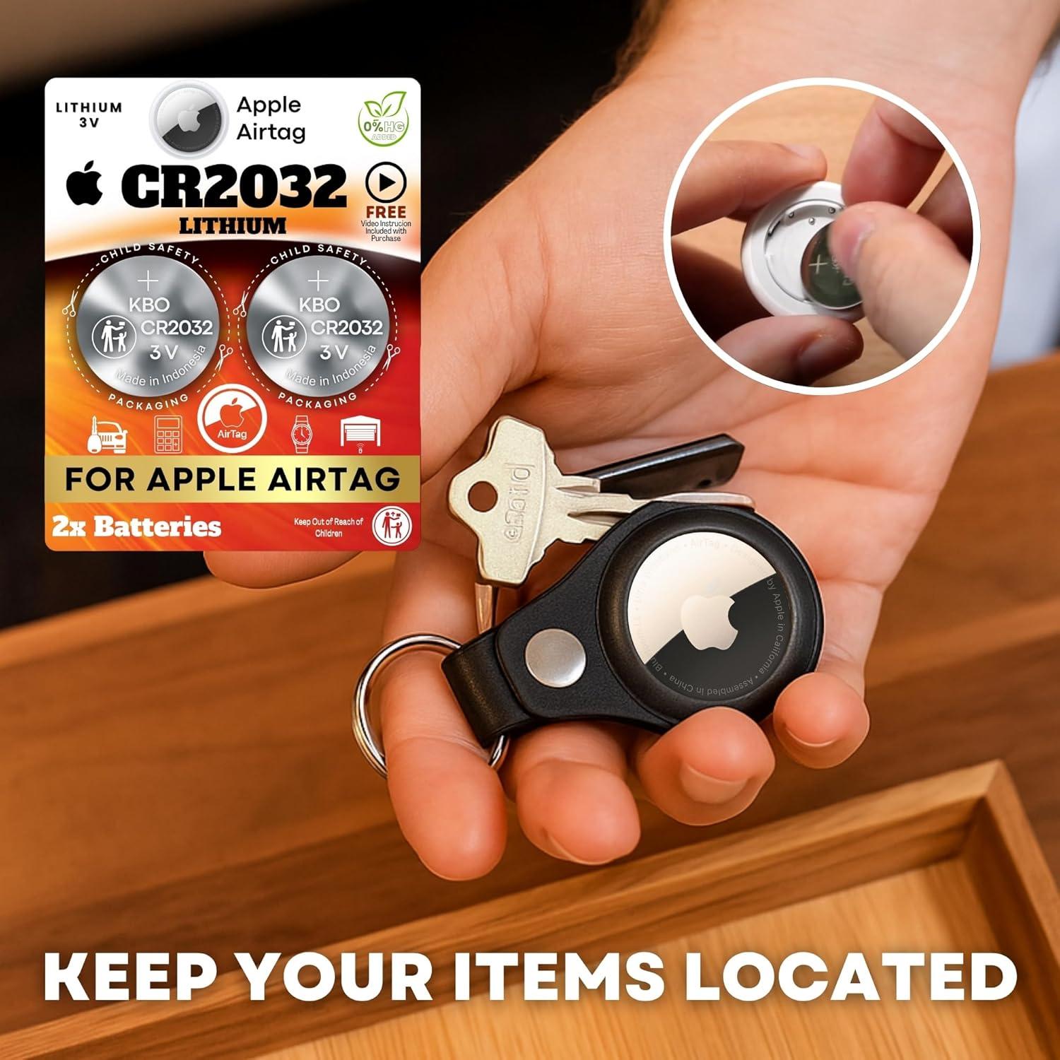 Baterías de Reemplazo para Apple AirTag - Paquete de 2 CR2032