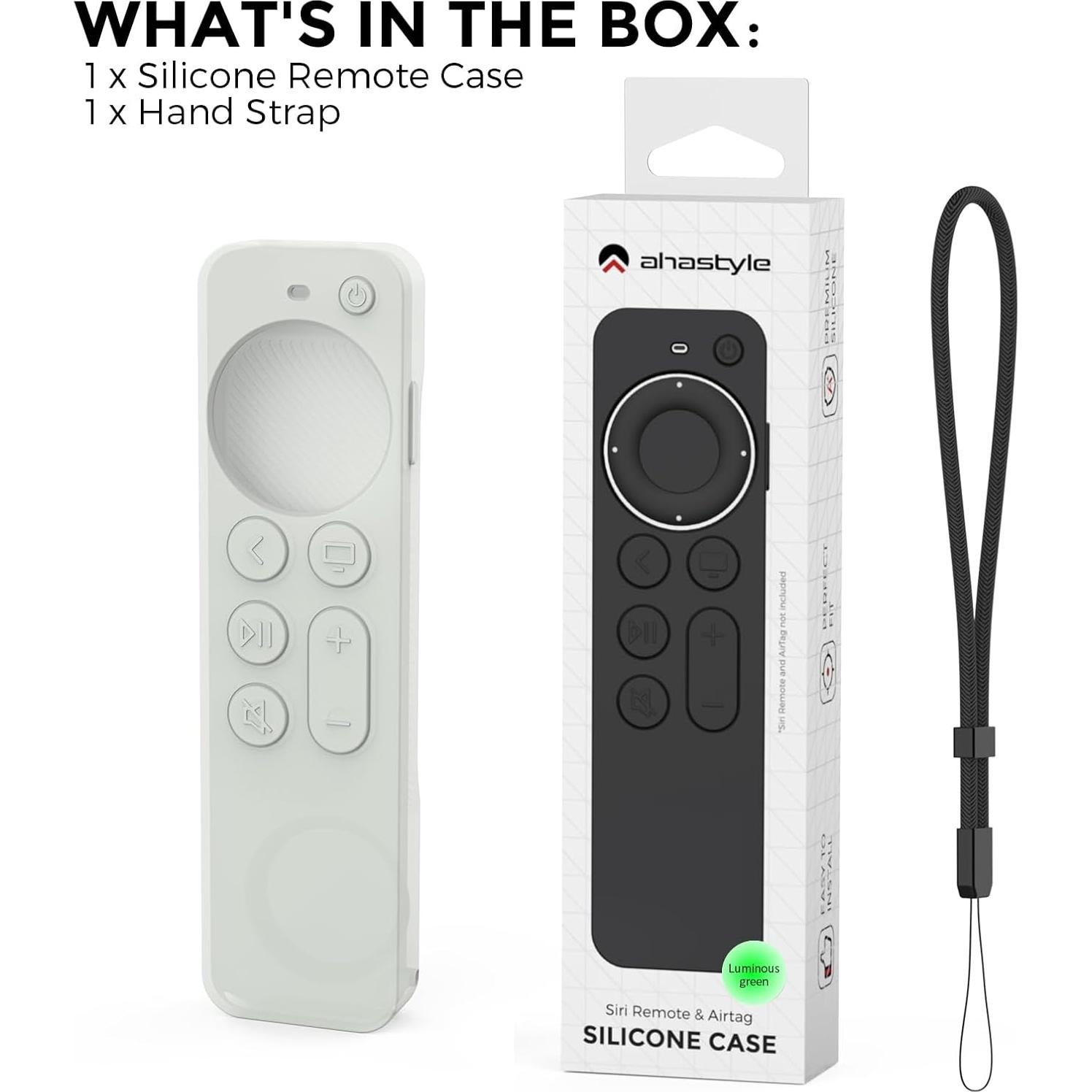 Funda Silicona Antideslizante AHASTYLE para Apple TV 4K 2022