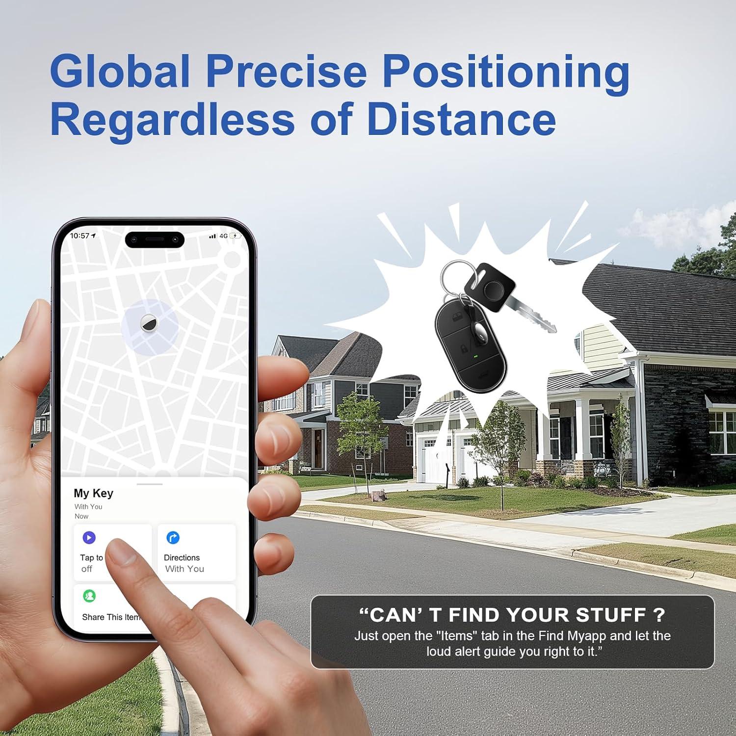 Air Tracker Tag HomLxcIar Paquete de 2 Impermeable iOS