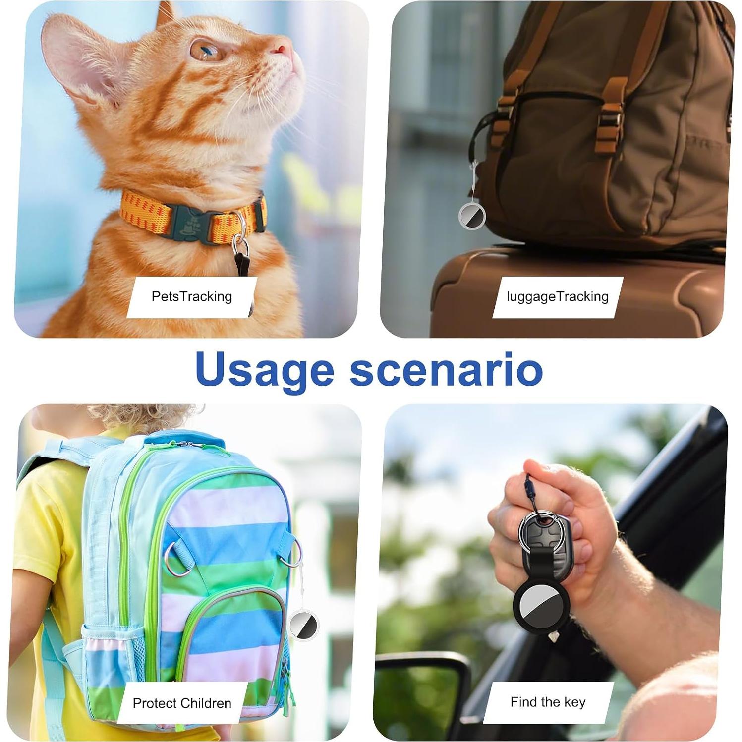 Air Tracker Tag HomLxcIar Paquete de 2 Impermeable iOS