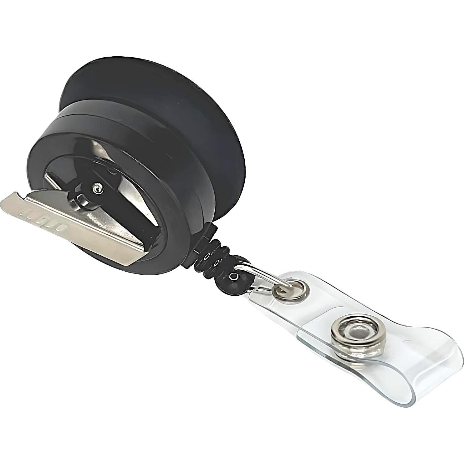 Porta Credencial con Clip de Cocodrilo y Soporte para AirTag