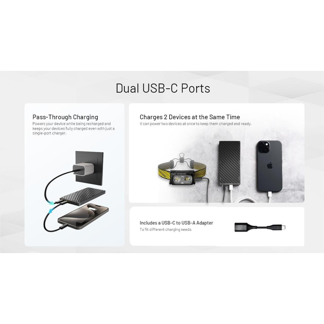 Batería Externa Nitecore NB10000 GEN3 10,000mAh Fibra Carbono