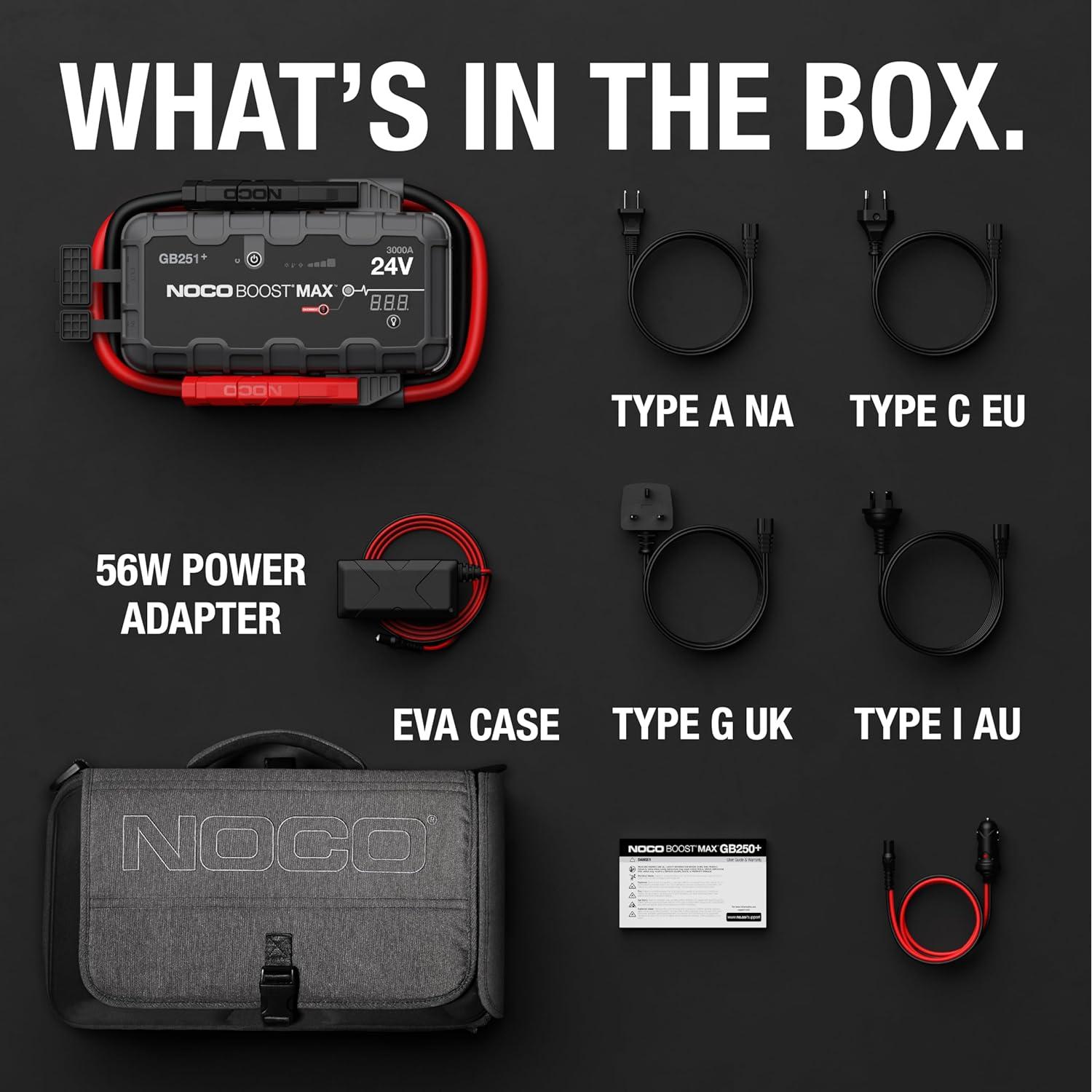 Arrancador de Litio NOCO GB251 3000A 24V UltraSafe