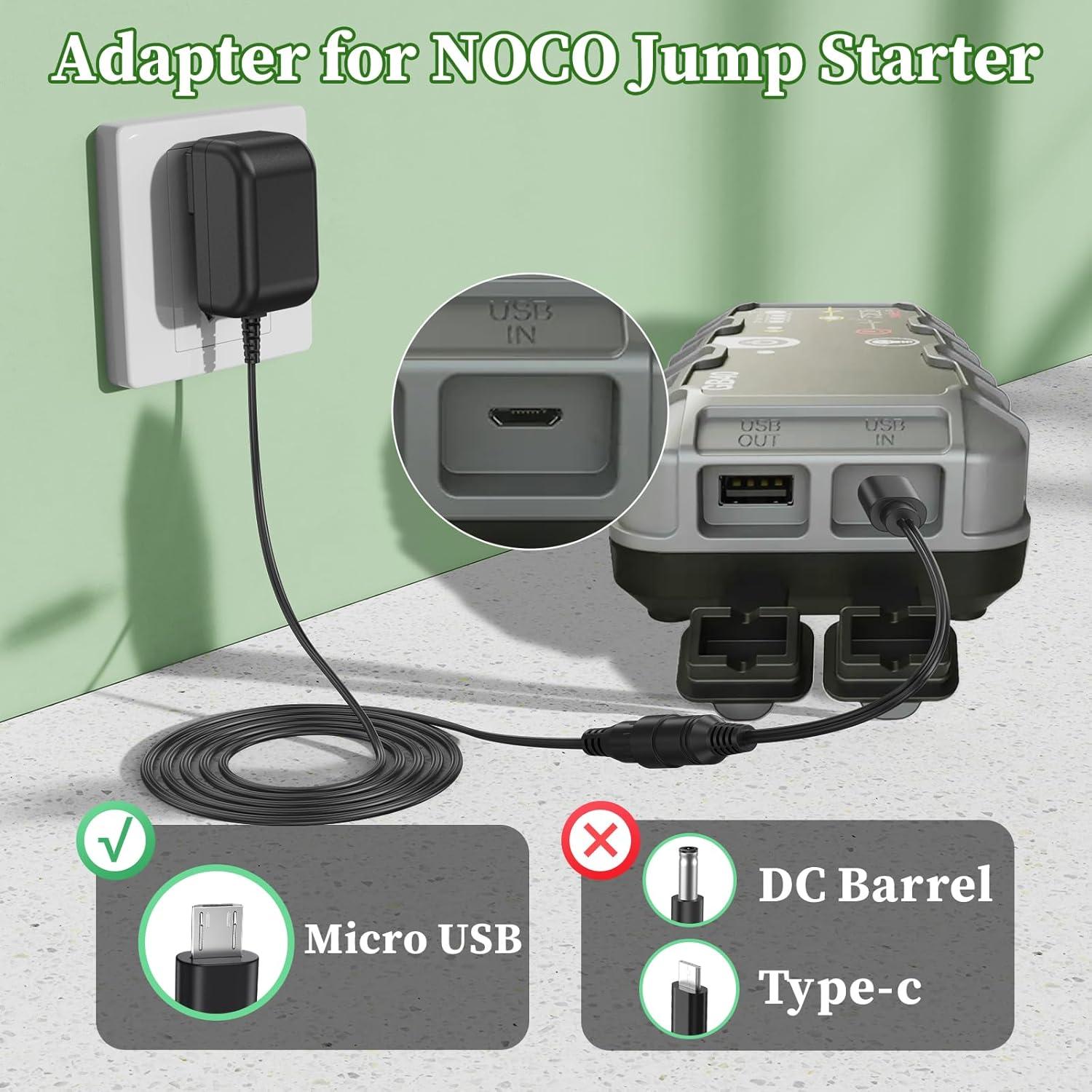 Cargador 5V DONYOIE para NOCO Genius Boost Sport GB70 GB40