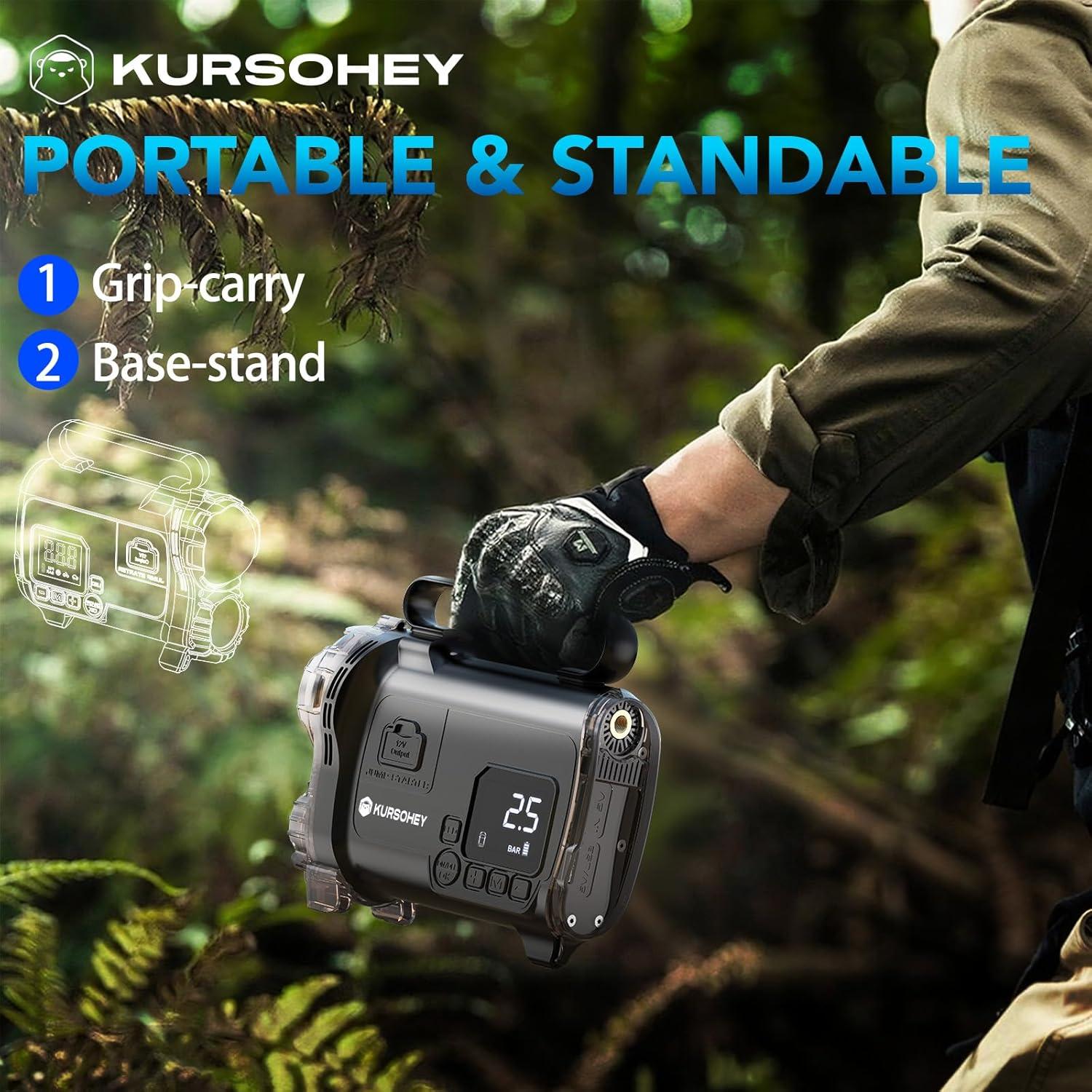 Arrancador de Salto KURSOHEY GL992 4000A con Inflador y Luz