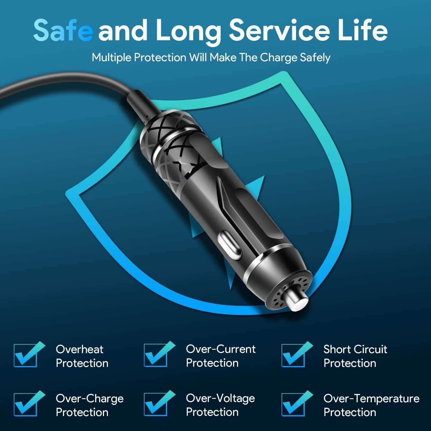 Cargador de coche TAIFU 56W 14V para NOCO GB70 GB150 GB250