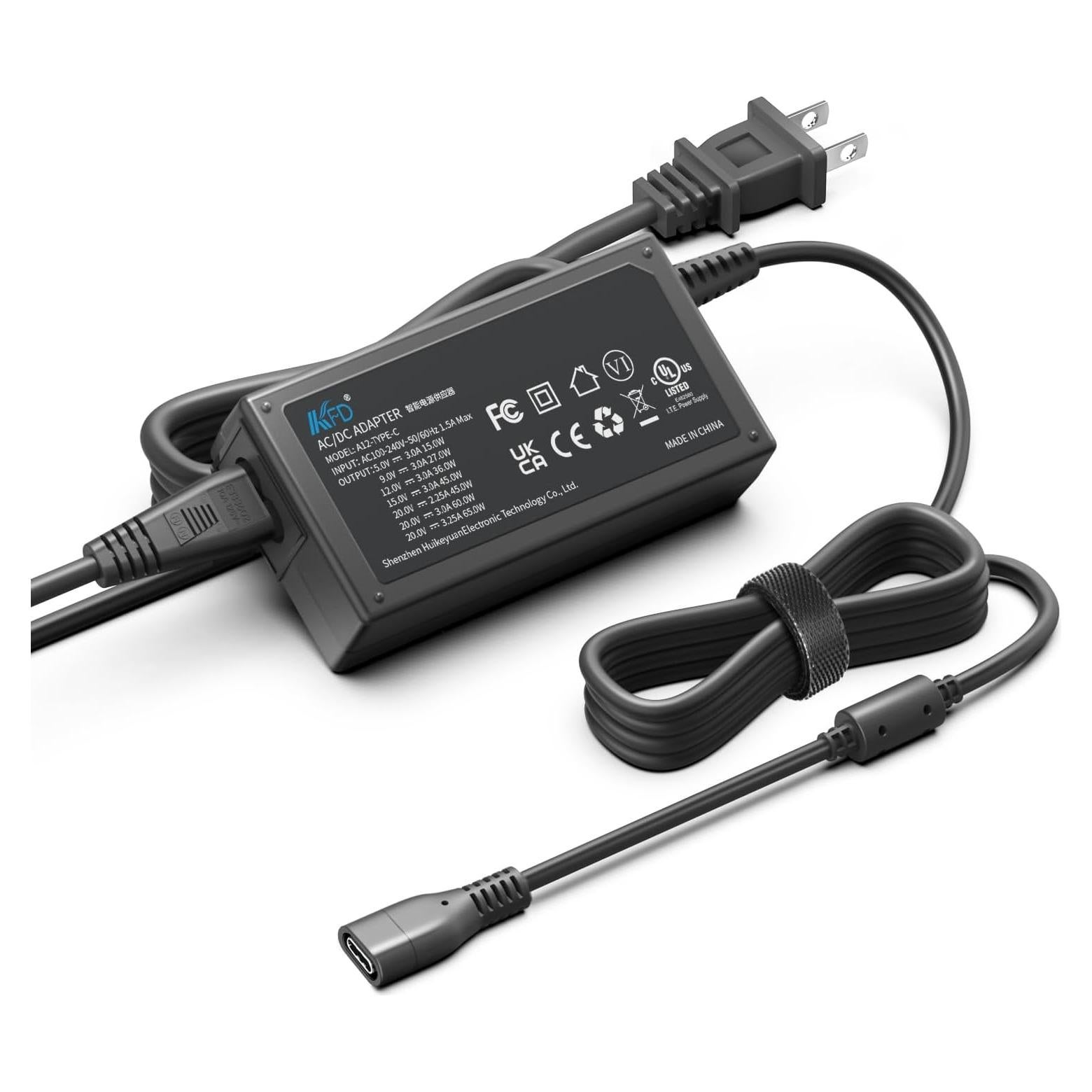 Cargador USB C 65W KFD para NOCO Boost X GBX45 GBX55 GBX75