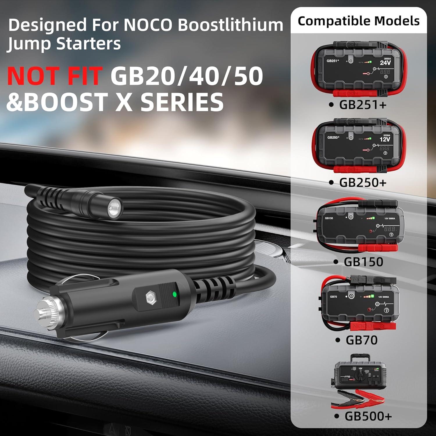 Adaptador de Cargador NOCO 56W 12V para Arrancadores de Litio