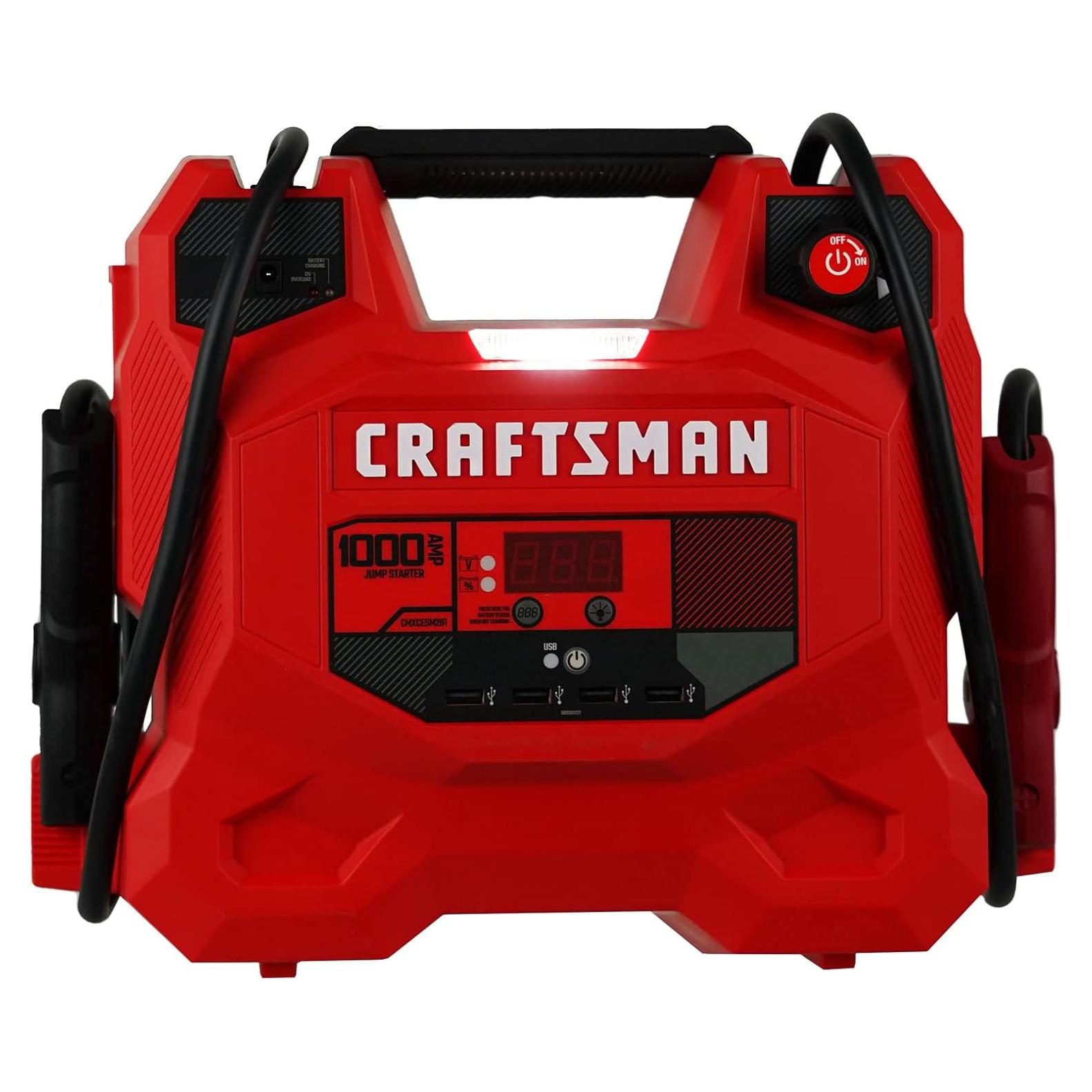 CRAFTSMAN Arrancador de Salto 1000A 12V y Estación Energía Portátil