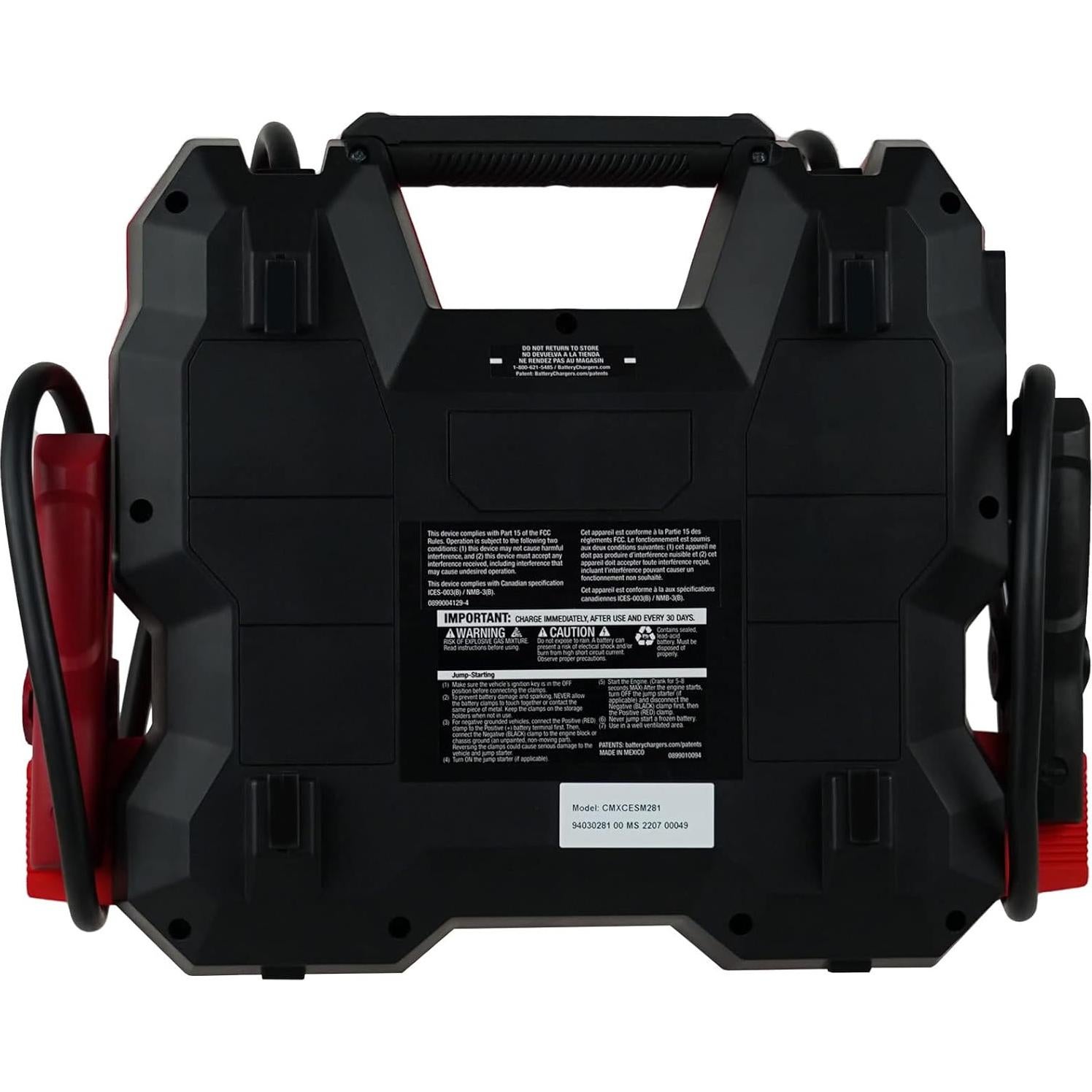 CRAFTSMAN Arrancador de Salto 1000A 12V y Estación Energía Portátil