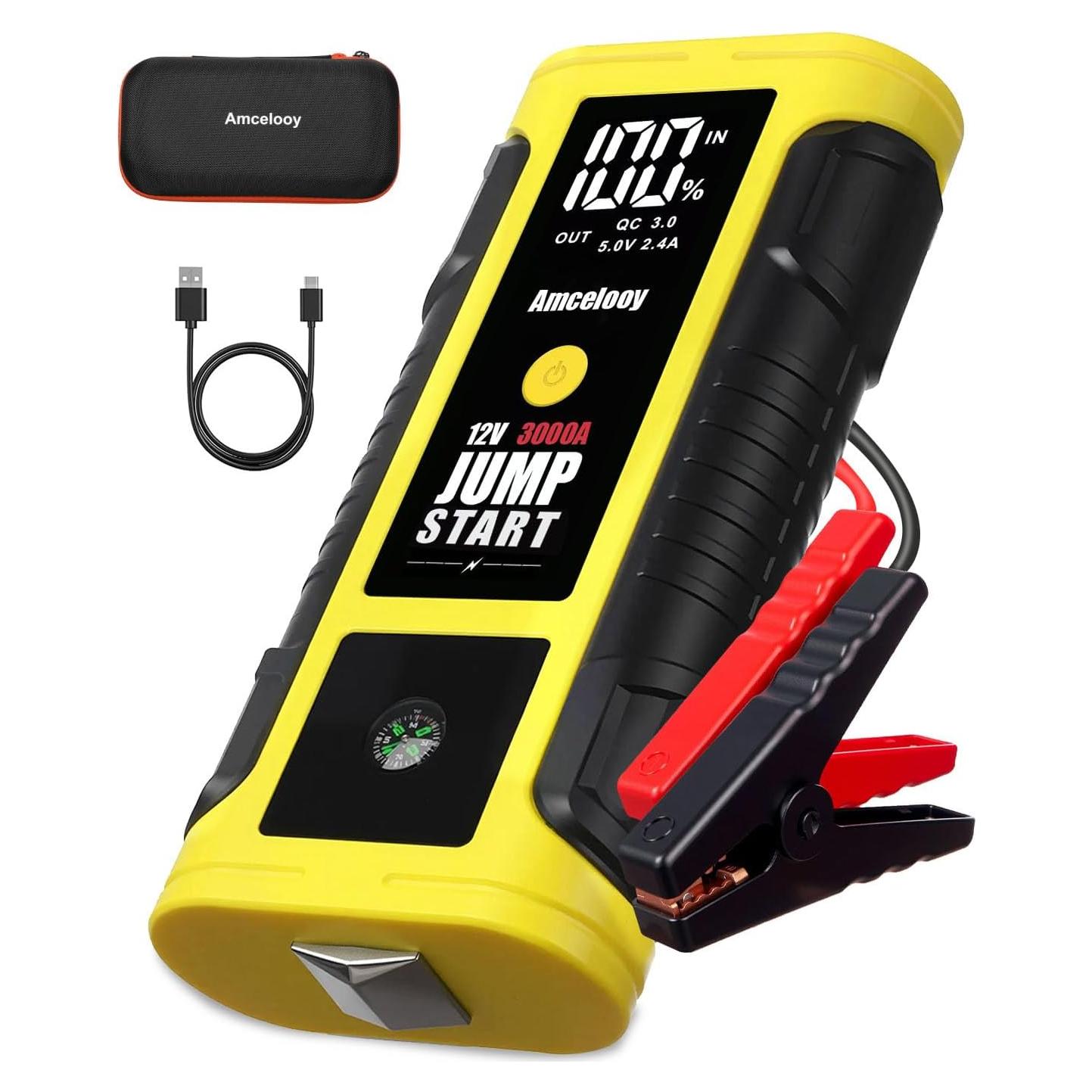 Arrancador de Batería Amcelooy HH-525A 2400A con Compresor 100 PSI