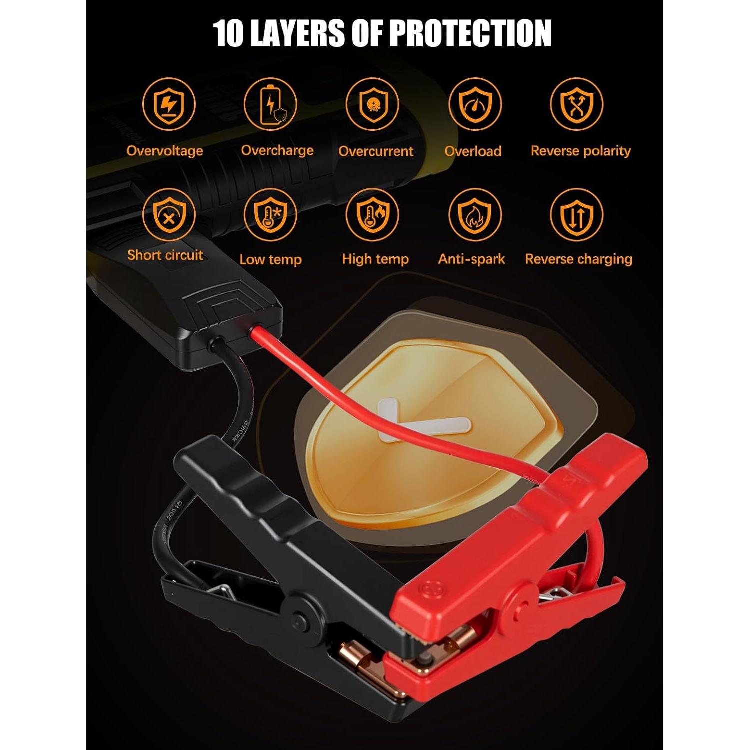 Arrancador de Batería Amcelooy HH-525A 2400A con Compresor 100 PSI