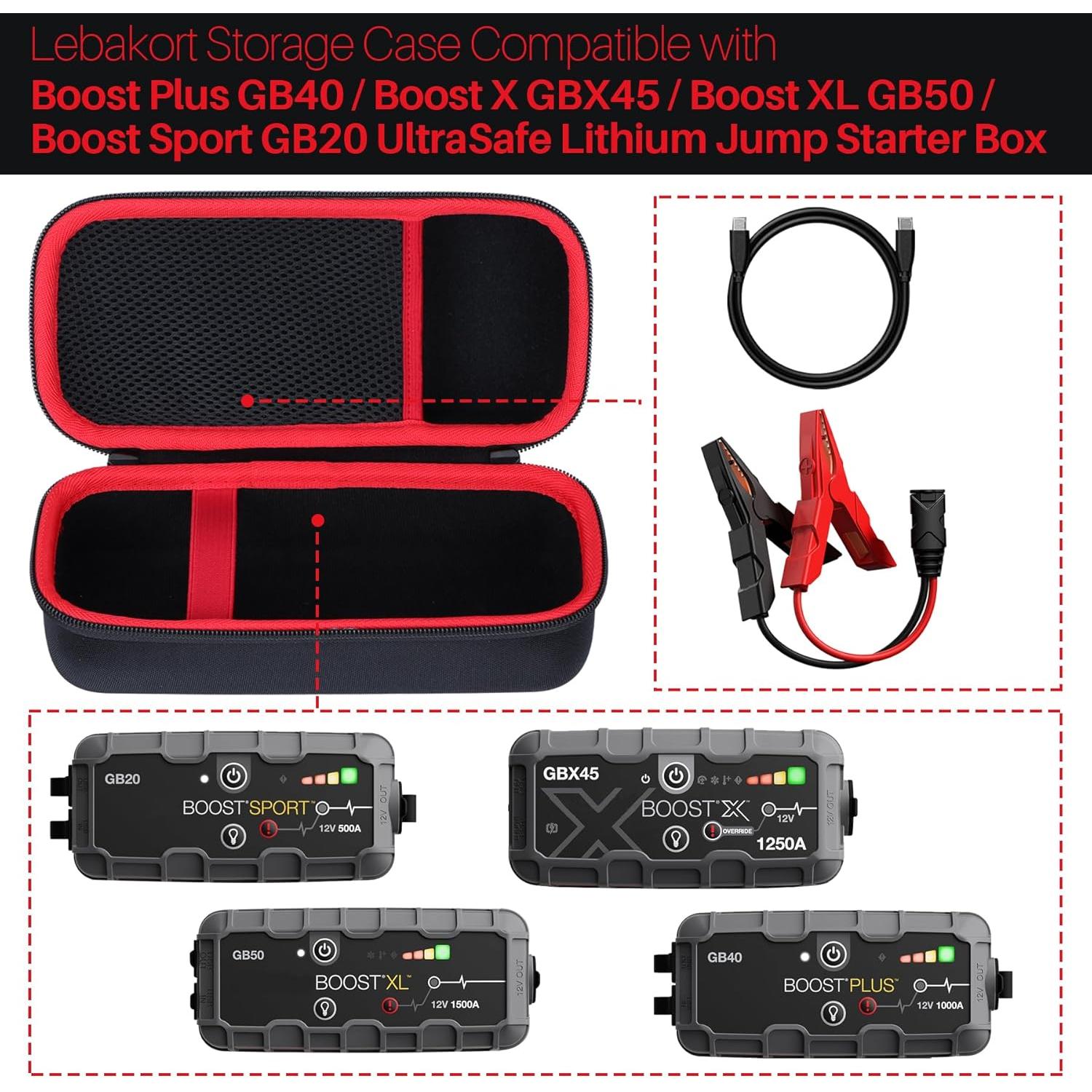 Funda de Almacenamiento Lebakort para Arrancadores Boost GB40/GBX45/GB50/GB20