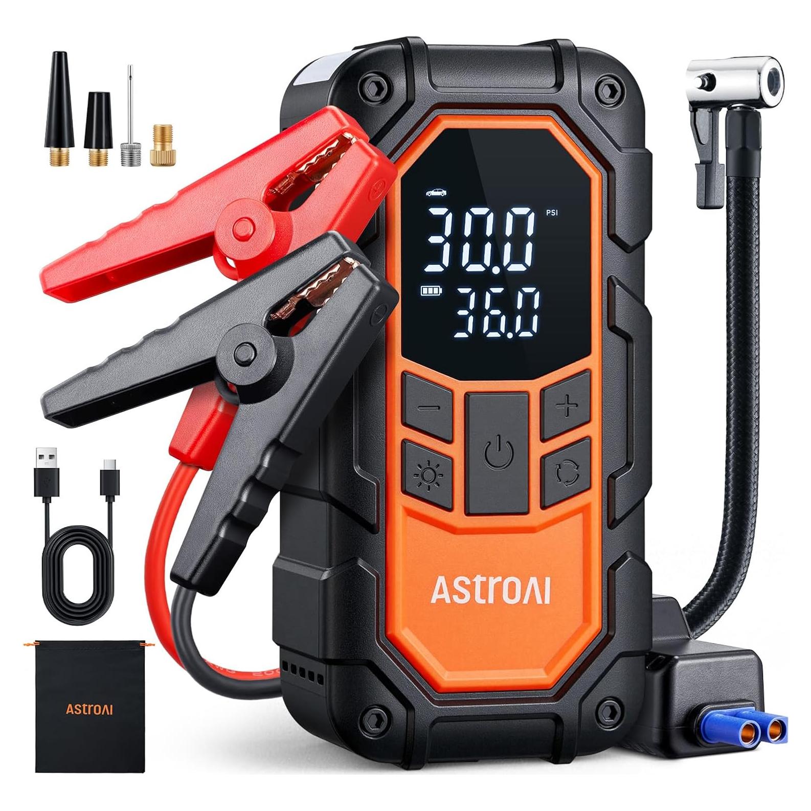 Arrancador de Batería AstroAI S8 Air Nano 1500A con Compresor