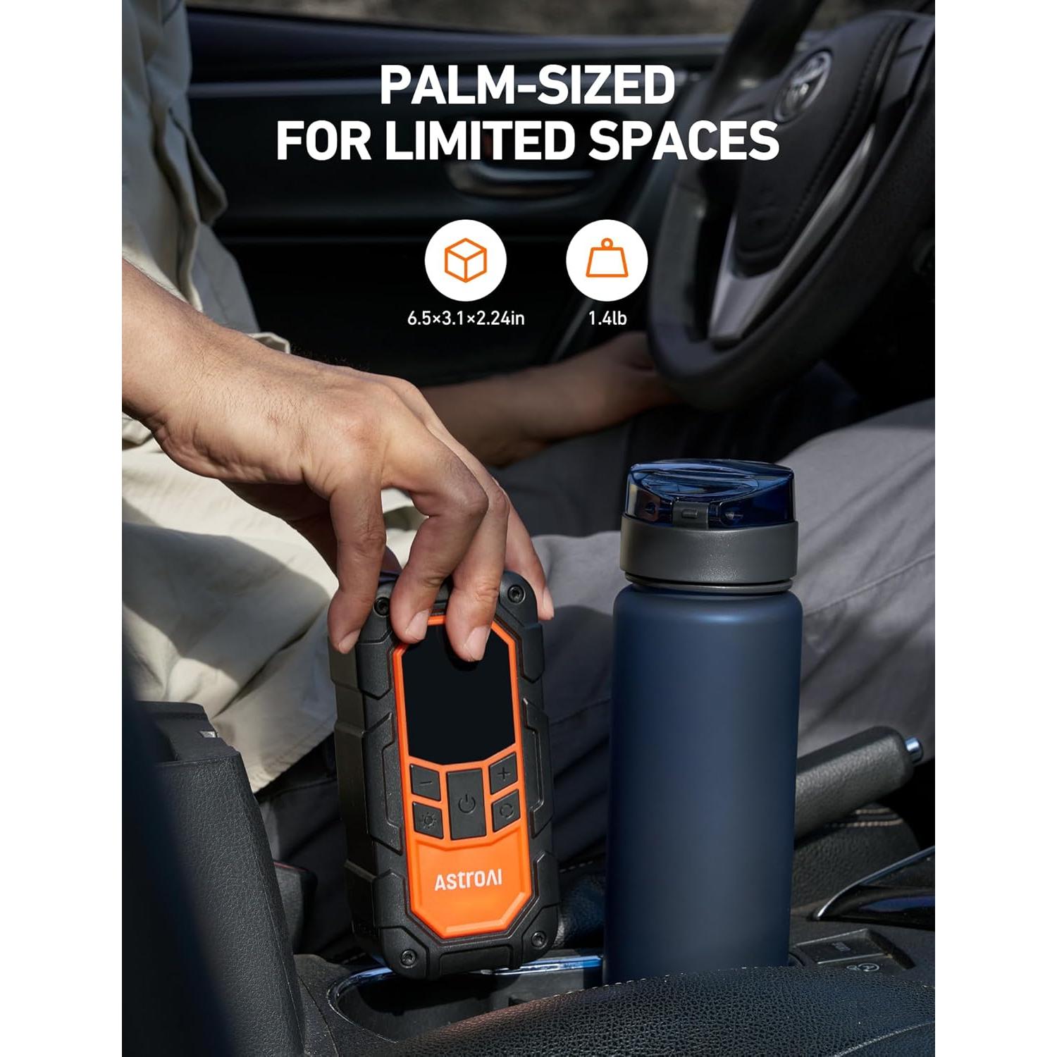 Arrancador de Batería AstroAI S8 Air Nano 1500A con Compresor