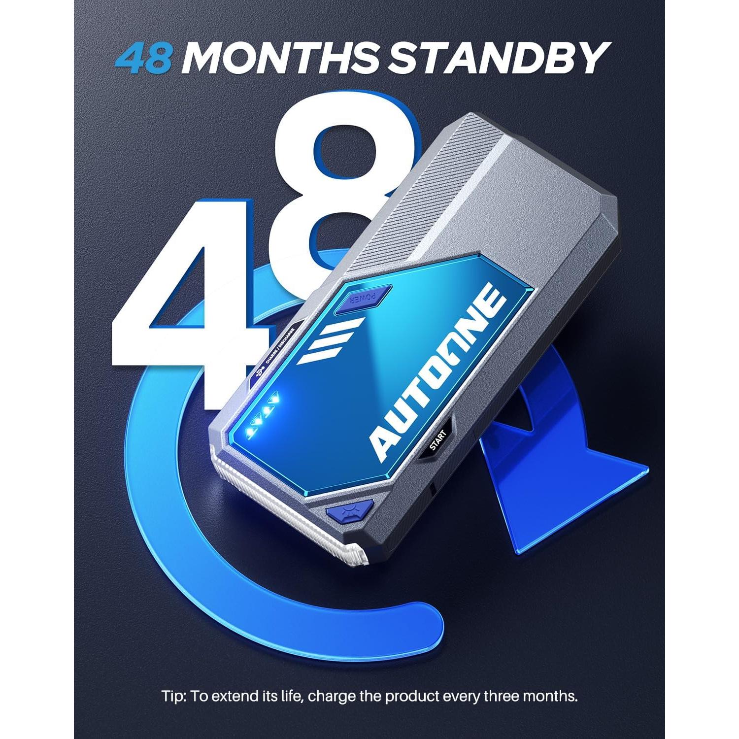 Arrancador de Batería AUTOONE M4 7500A 16000mAh Portátil