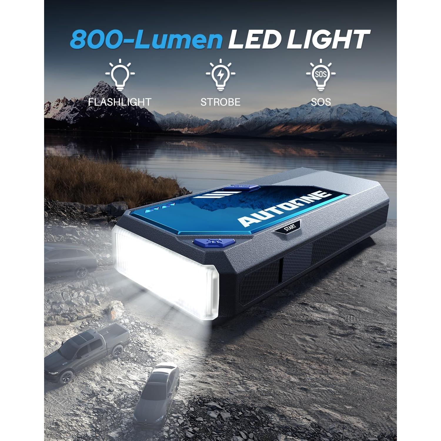 Arrancador de Batería AUTOONE M4 7500A 16000mAh Portátil