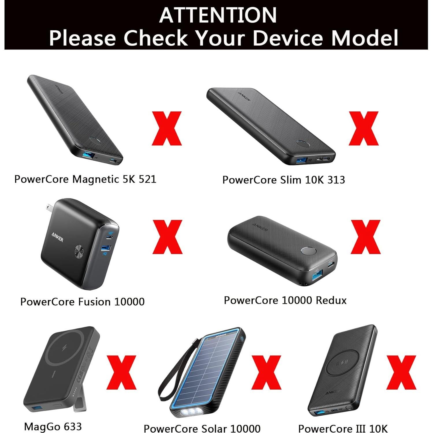 Funda Dura Khanka para Anker PowerCore 10000mAh - Negro