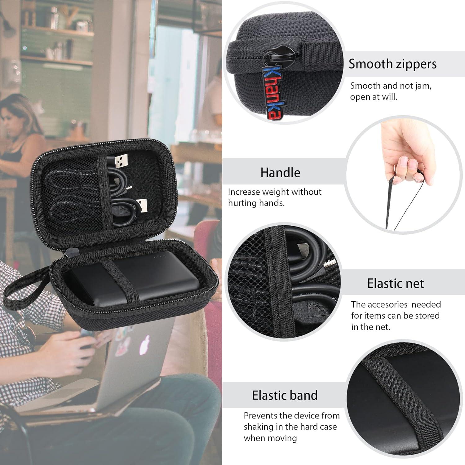 Funda Dura Khanka para Anker PowerCore 10000mAh - Negro