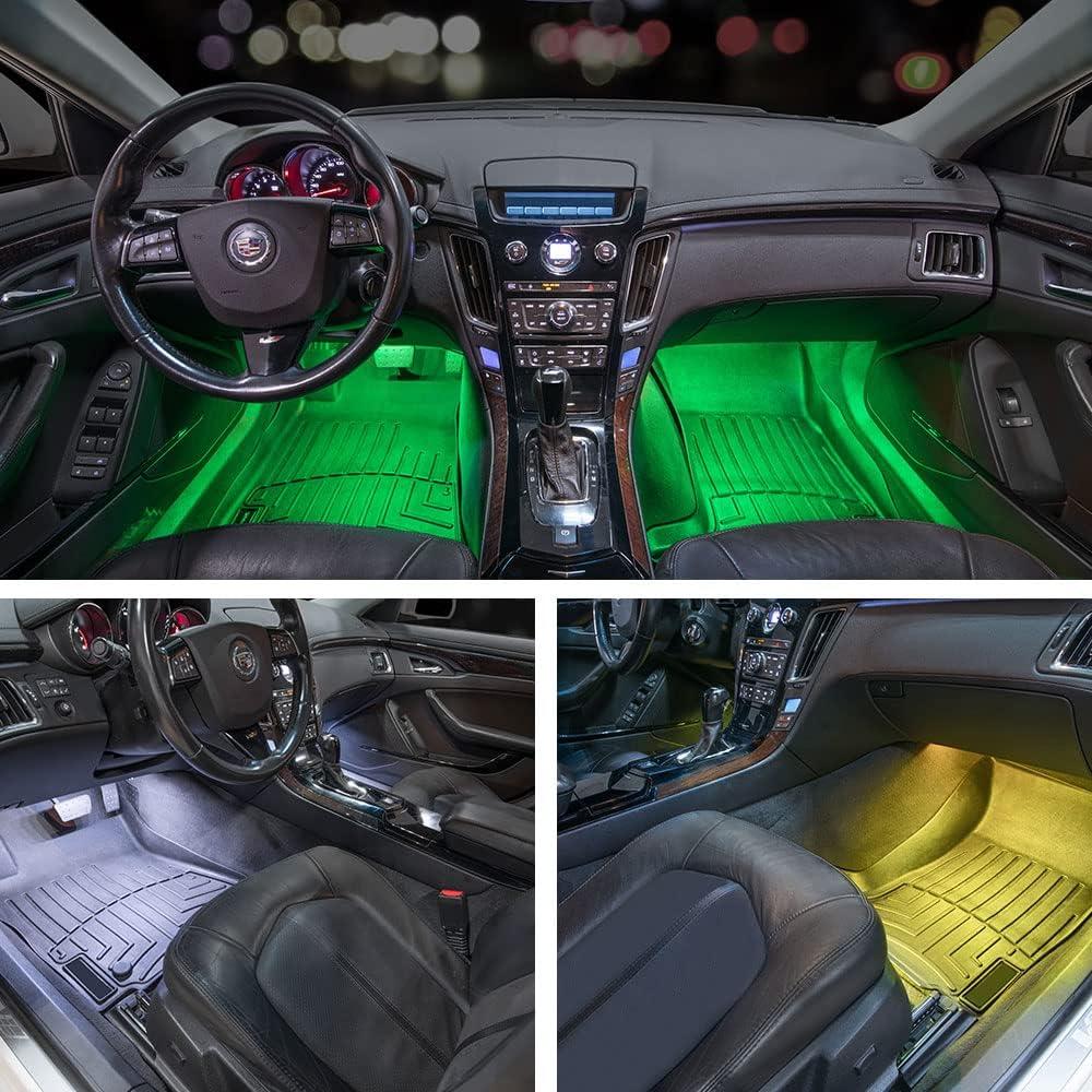 Kit de Luces LED de Interior LEDGlow 4 Piezas Multicolor 7 Colores