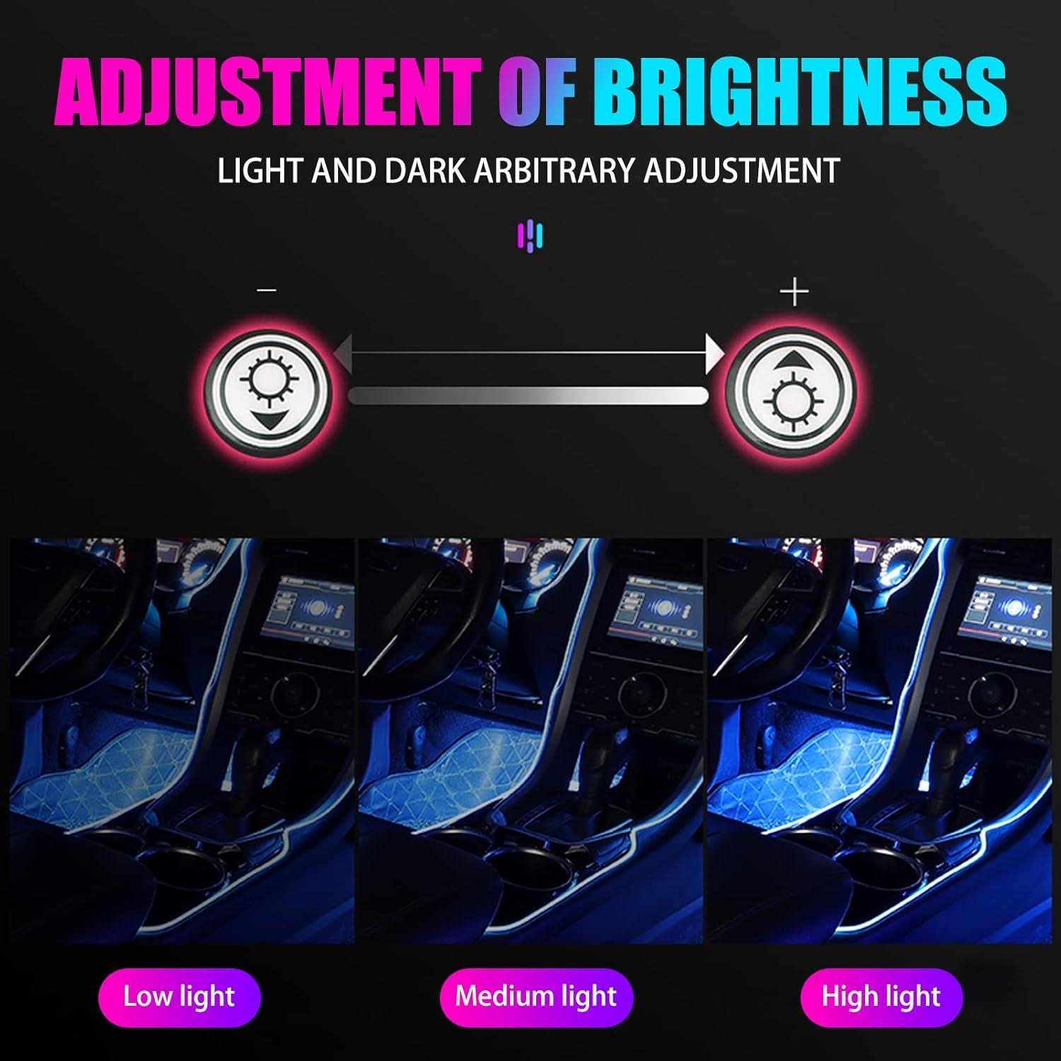 Luces LED de tira para coche Miytsya 599.64 cm RGB Multicolor