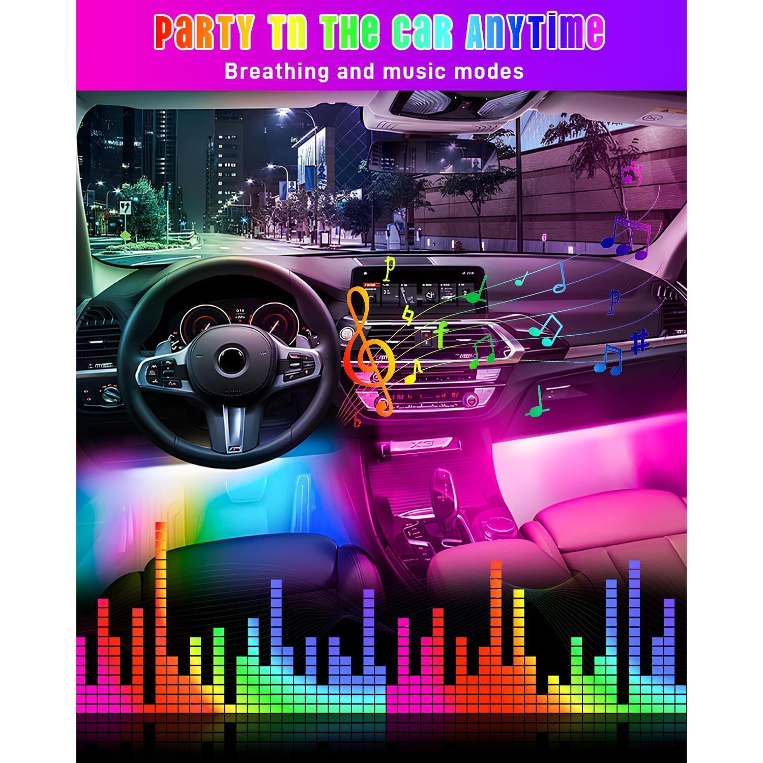 Luces LED RGB para Coche StoneBanks RGB-01, 72 LEDs