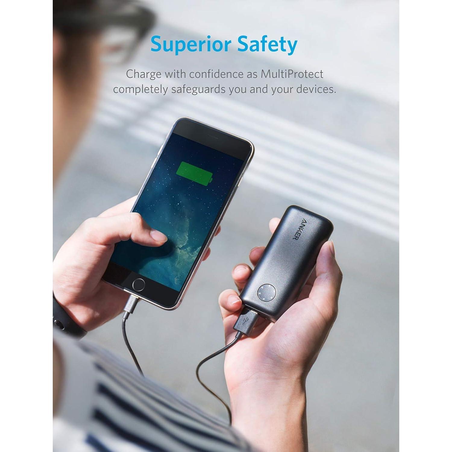 Cargador Portátil Anker PowerCore II 6700 - Negro - 130g