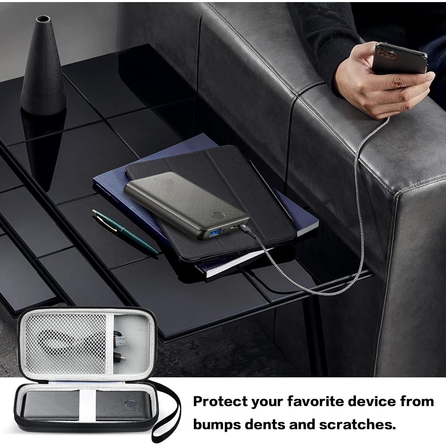 Funda de Transporte para Batería Externa Anker 10K - Negra