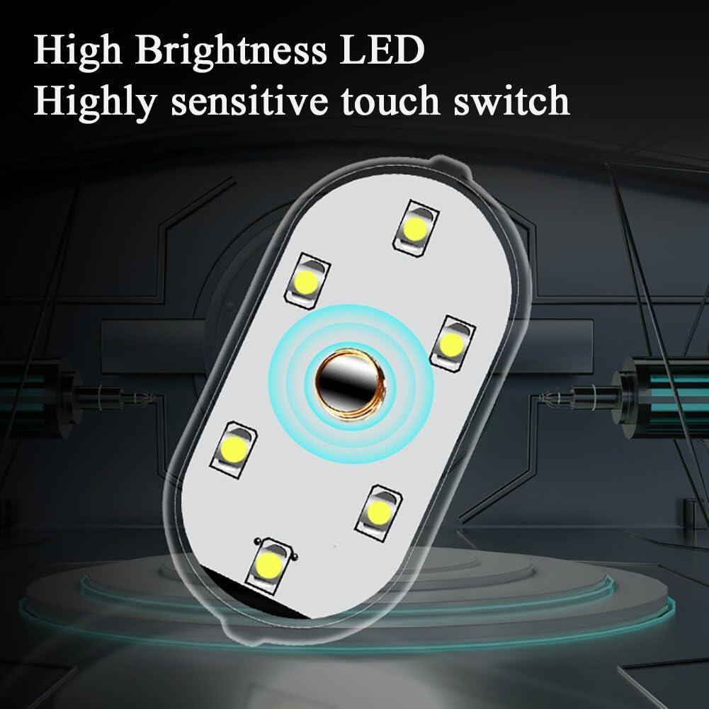 Luz de Lectura LED HASAIKA 2 Pcs Carga USB Inalámbrica