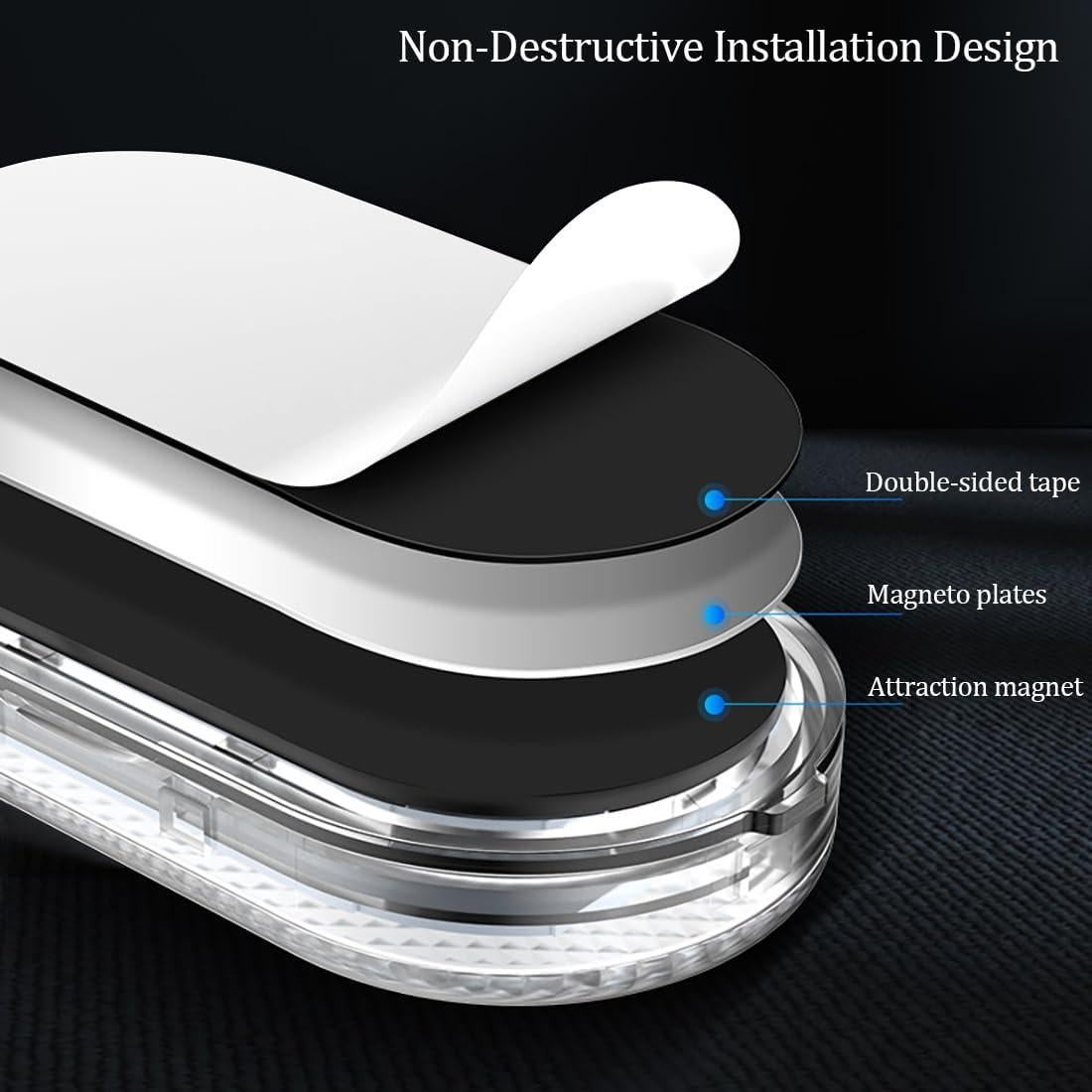 Luces LED Táctiles Zosppei 4 PCS 7 Colores Recargables USB