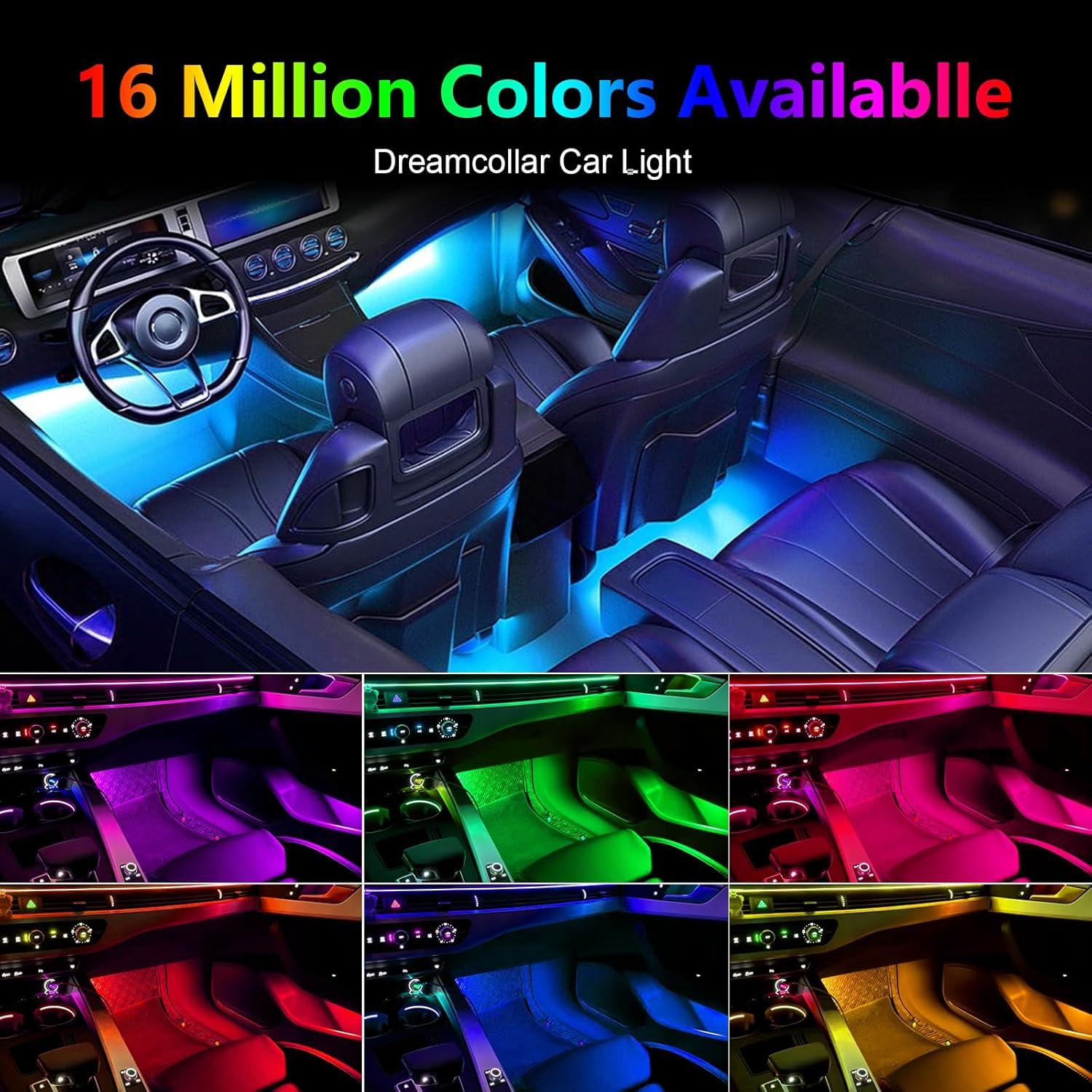 Luces LED de Tira WEBUPAR 10 en 1 RGB 444.5 cm para Carro