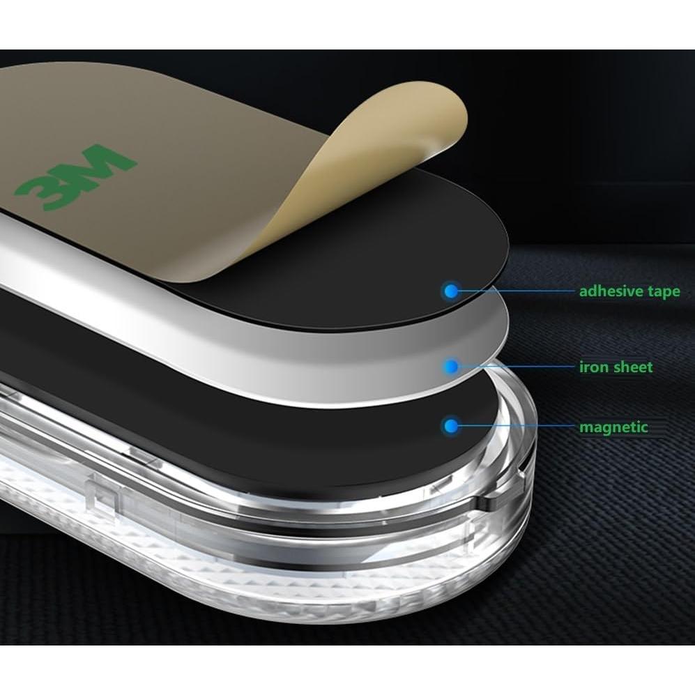 Luces LED recargables Harth para interior de automóvil - 4 piezas