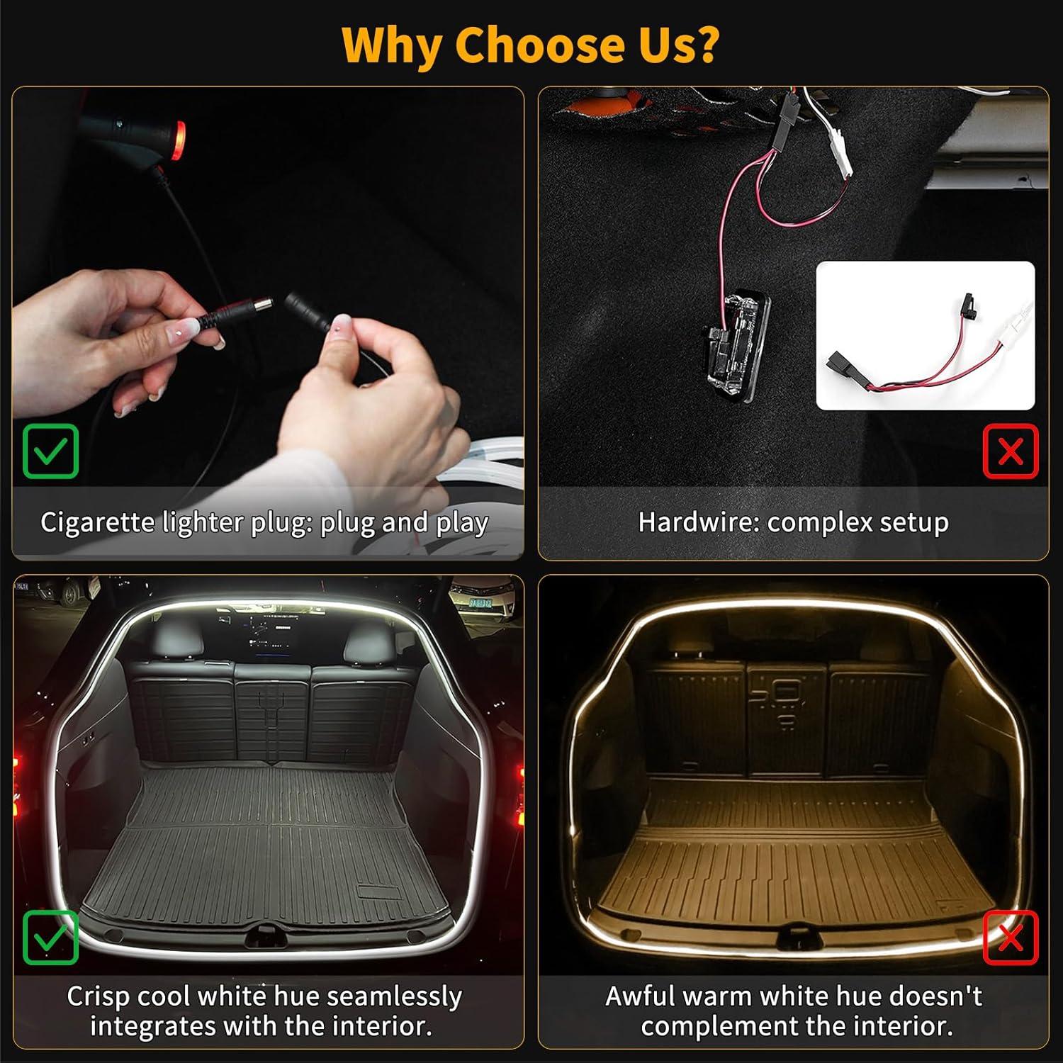 Tira de Luz LED Blanca para Maletero 427 cm Universal