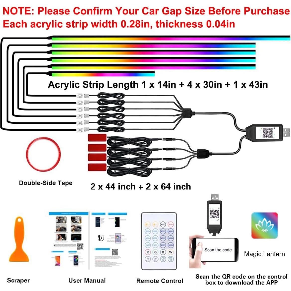 Luces LED de Interior JINRUITOP Dreamcolor 10 en 1 USB