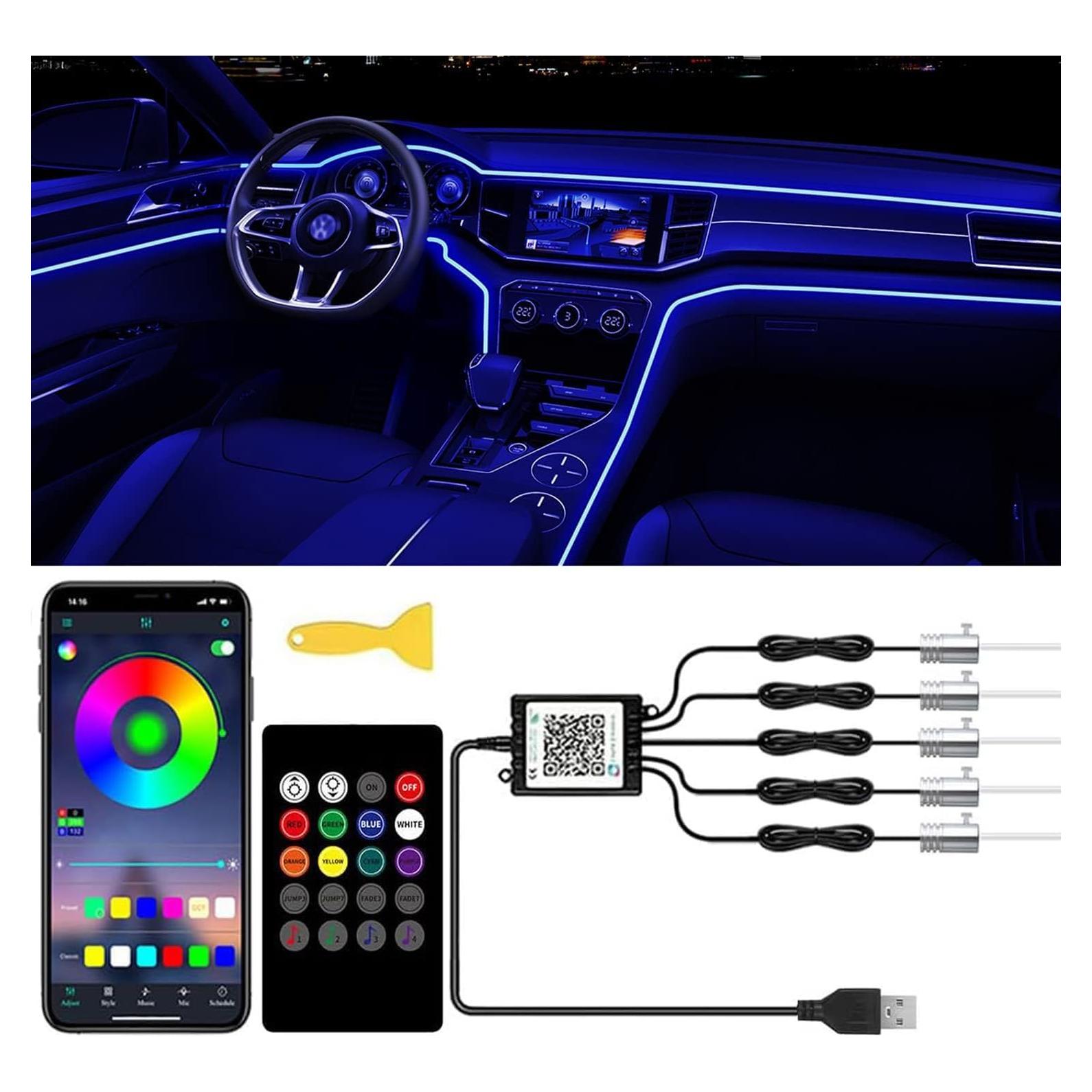 Luces de tira LED interior TEKSHINNY RGB 5 en 1 599.64 cm