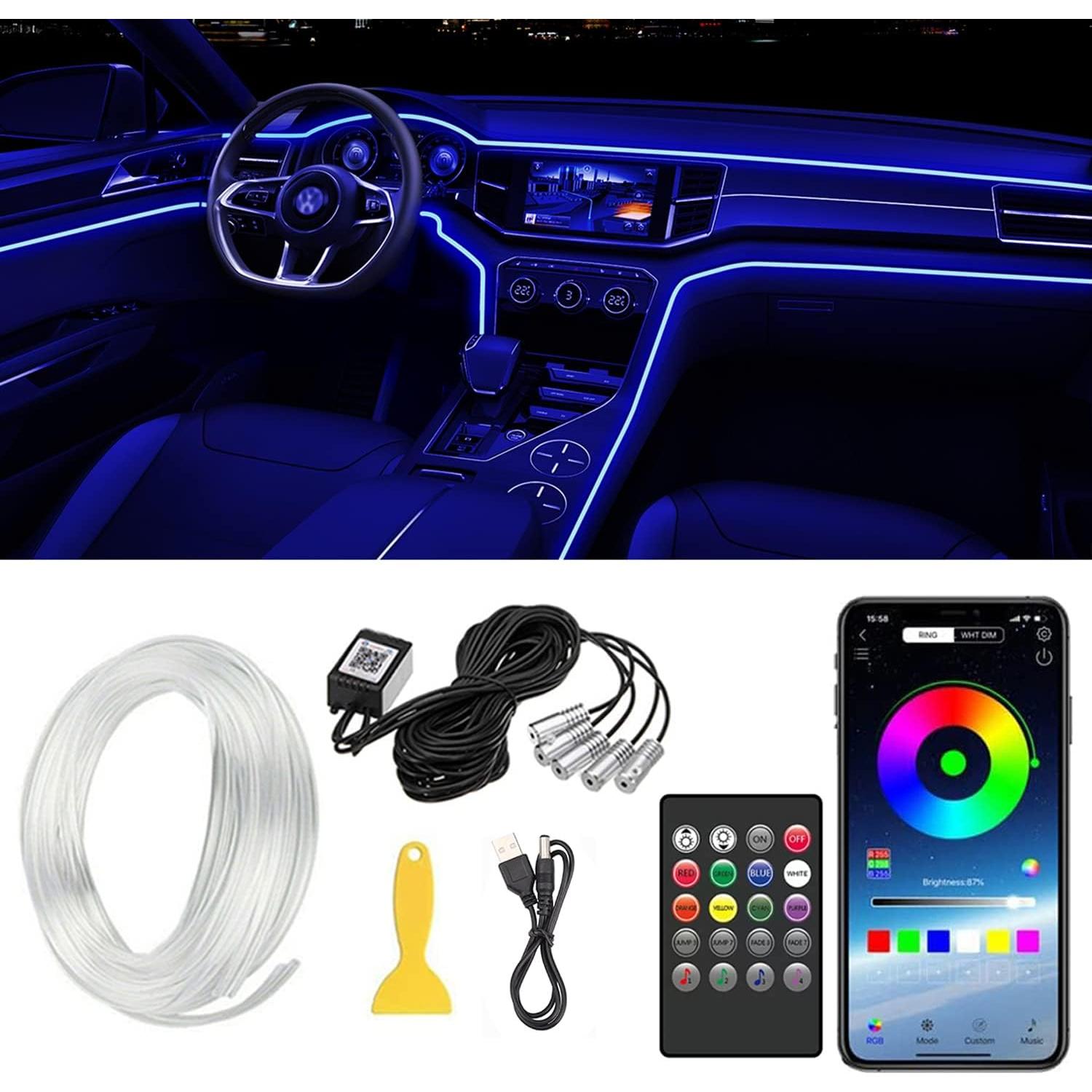 Luces de tira LED interior TEKSHINNY RGB 5 en 1 599.64 cm