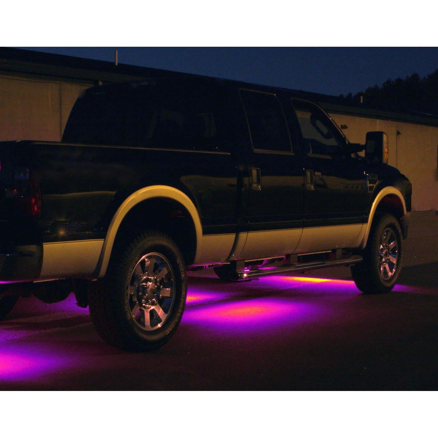 Kit de Iluminación LED Bajo el Coche iJDMTOY RGB 4 Piezas