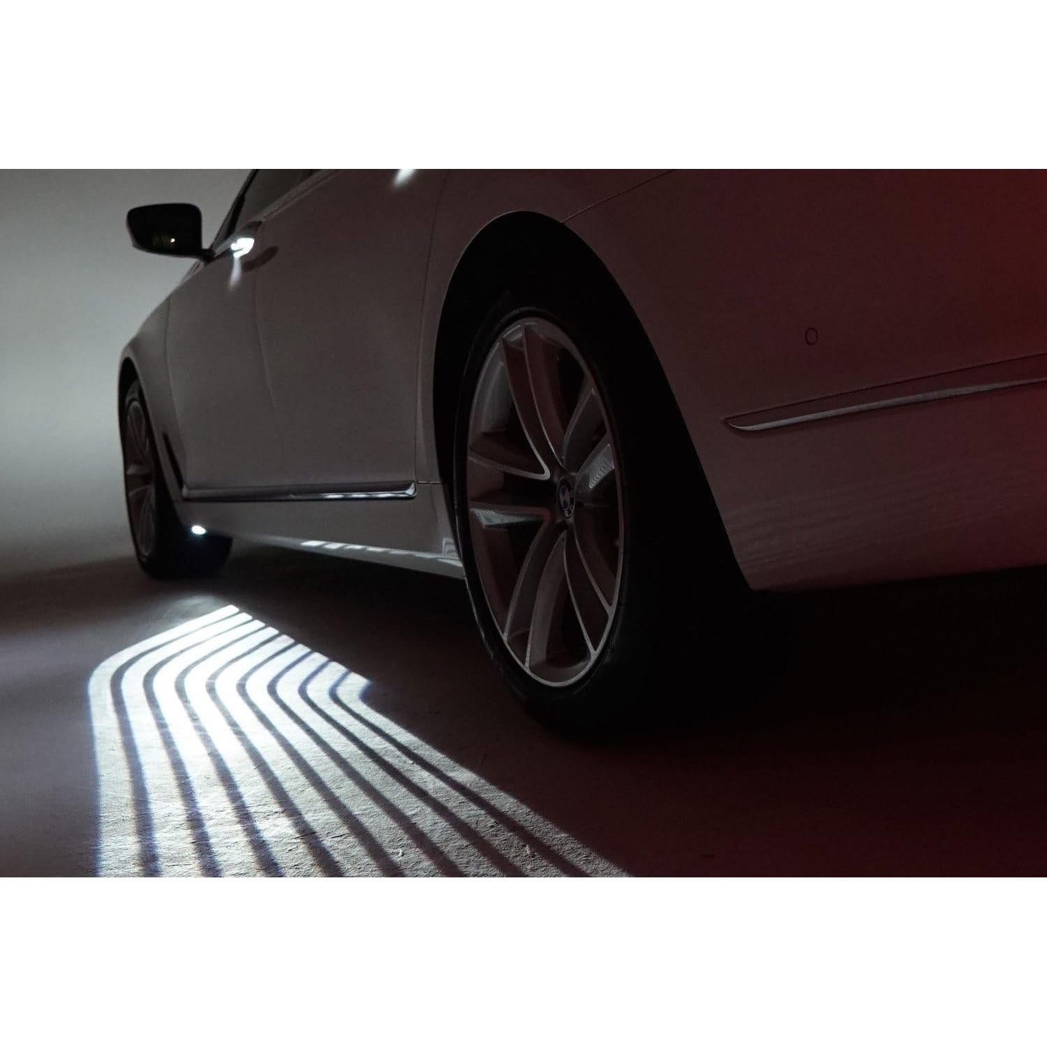 Luz de Bienvenida LED iJDMTOY Estilo Bimmer Ajuste Universal