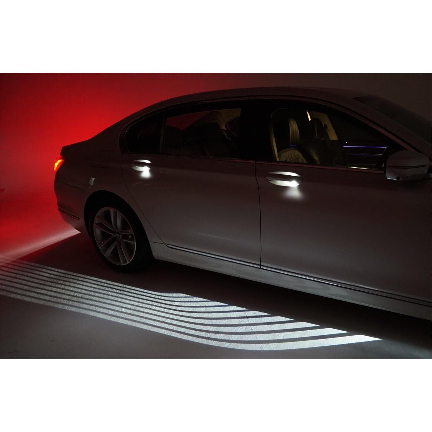 Luz de Bienvenida LED iJDMTOY Estilo Bimmer Ajuste Universal