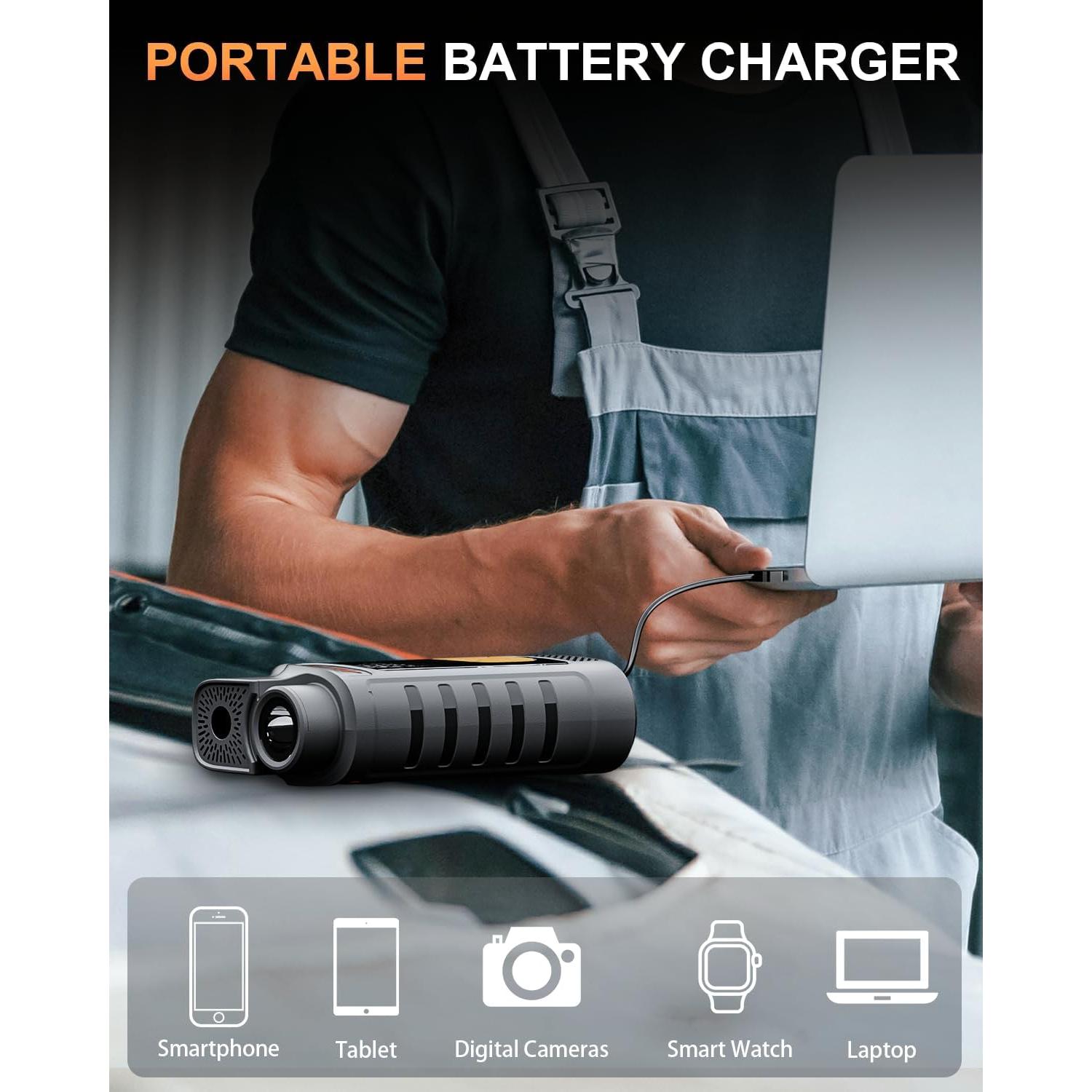 Arrancador de Salto Macson M180 1500A con Compresor 150PSI