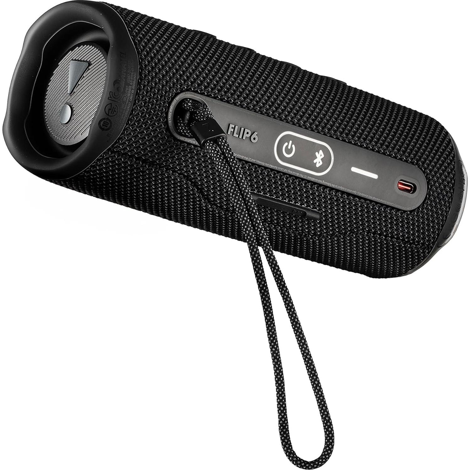 Altavoz Bluetooth JBL Flip 6 Impermeable 30W Negro con Funda