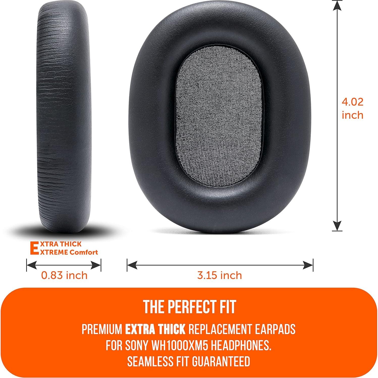 Almohadillas de Reemplazo Wicked Cushions para Sony XM5 - Negro