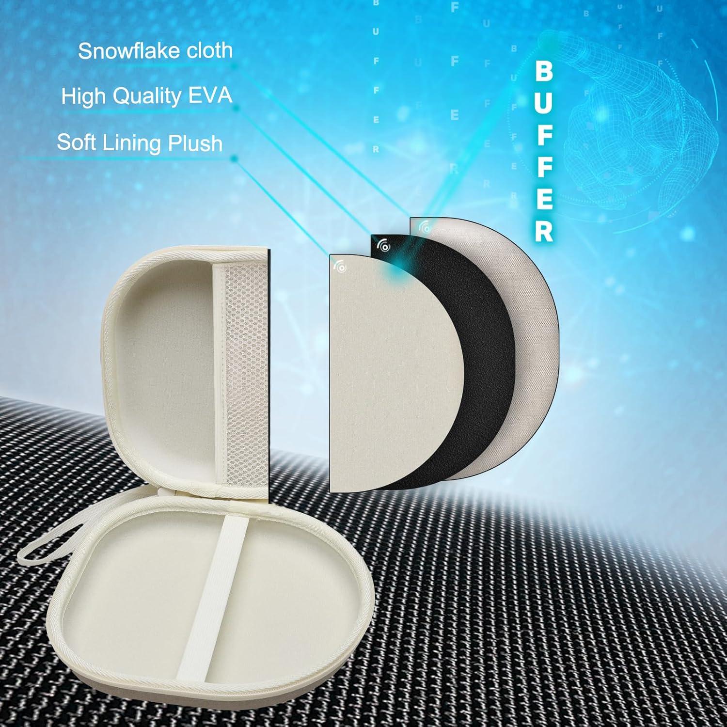 Funda XANAD para Auriculares Sony WH-CH720N WH-CH520 - Crema